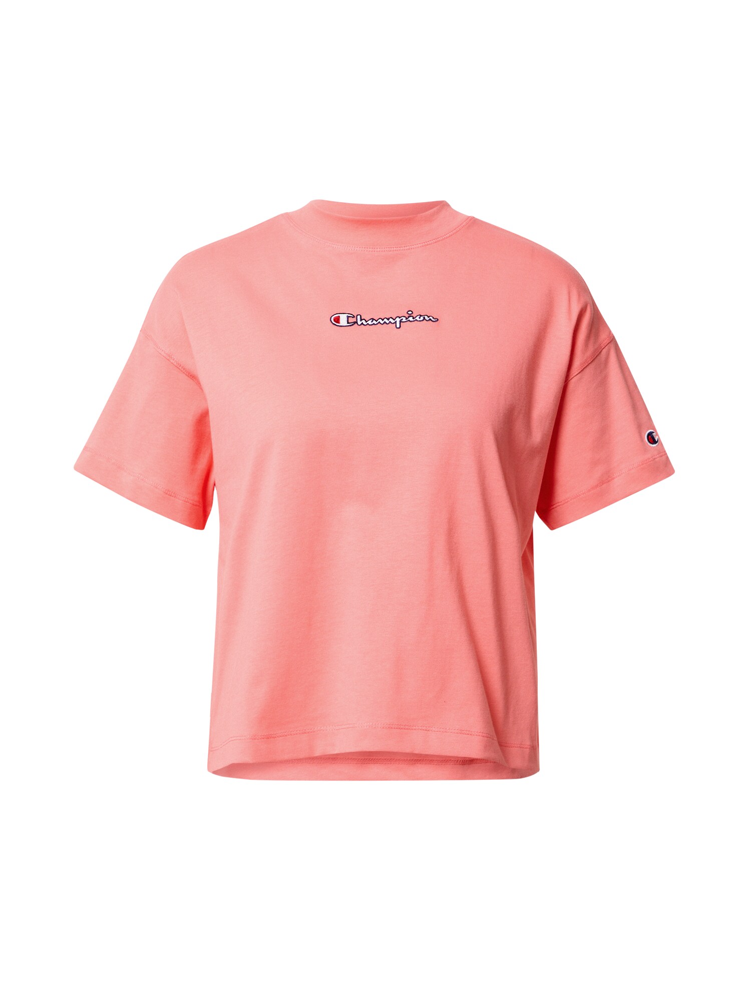 Champion Authentic Athletic Apparel Marškinėliai  rožių spalva / balta / raudona
