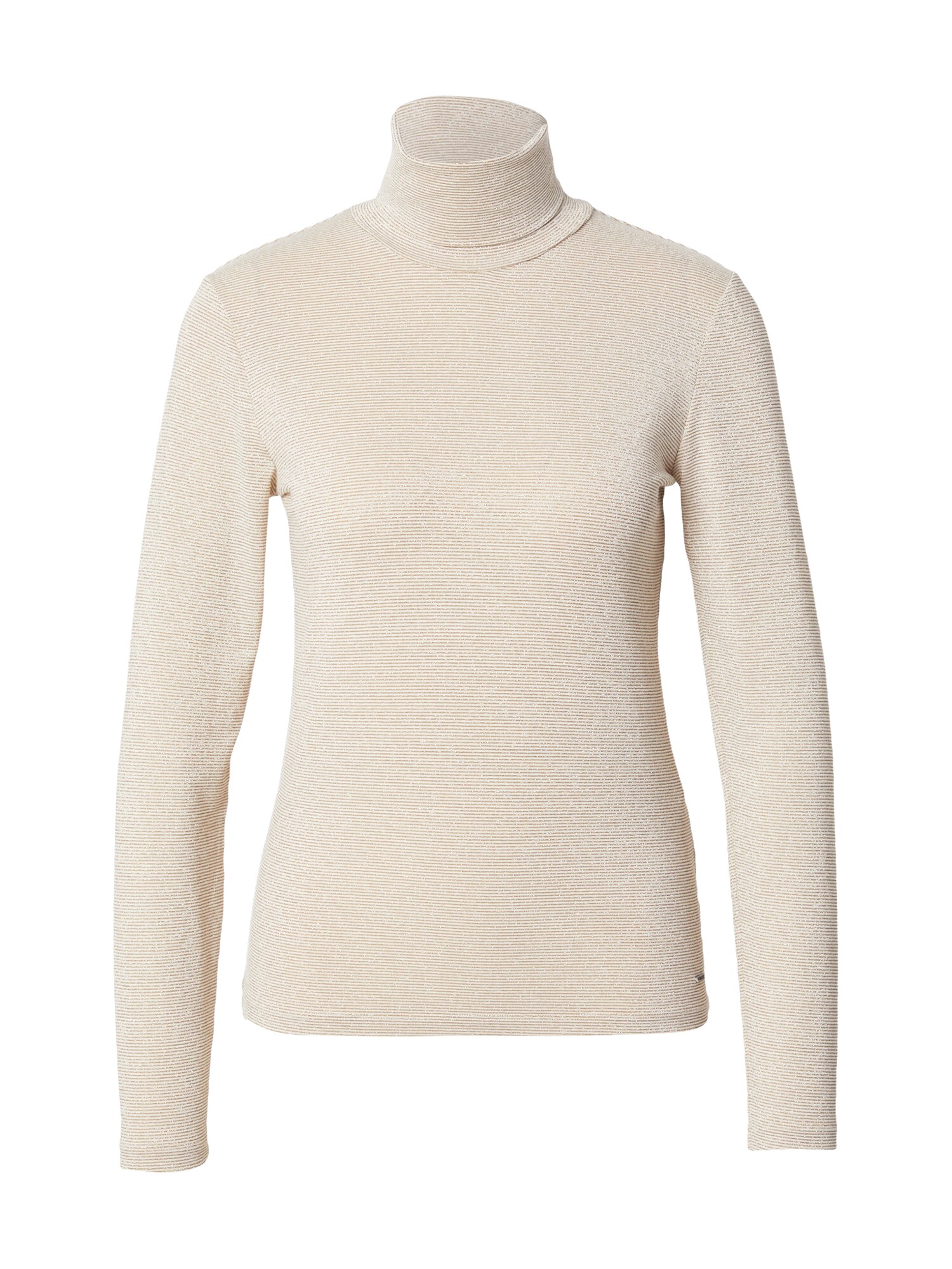 Herrlicher Tricou 'Tinsley'  roz pudră / alb