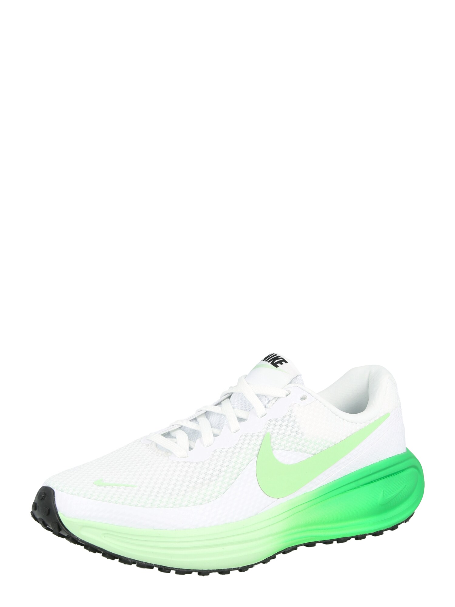 NIKE Bežecká obuv 'Revolution 8'  neónovo zelená / svetlozelená / biela