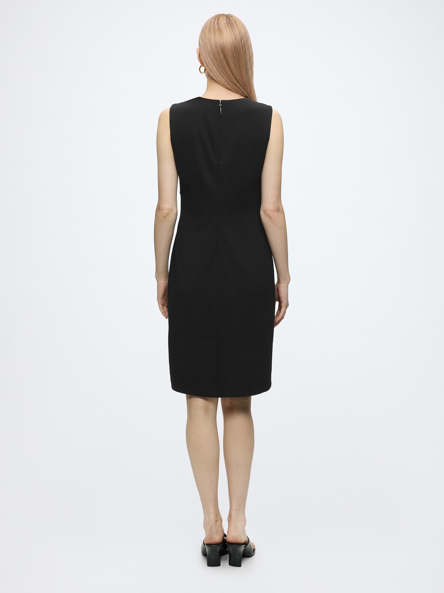 Calvin Klein Vestido de tubo  negro – imagen 4