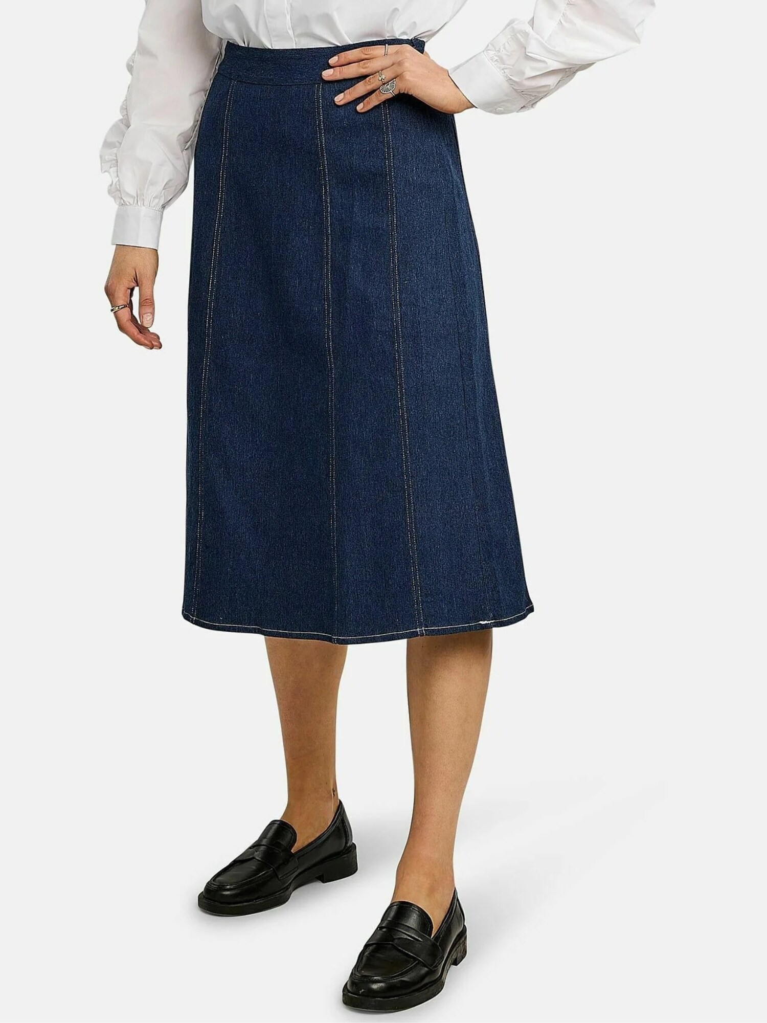 Liberte Essentiel Gonna ' ASTA '  blu denim