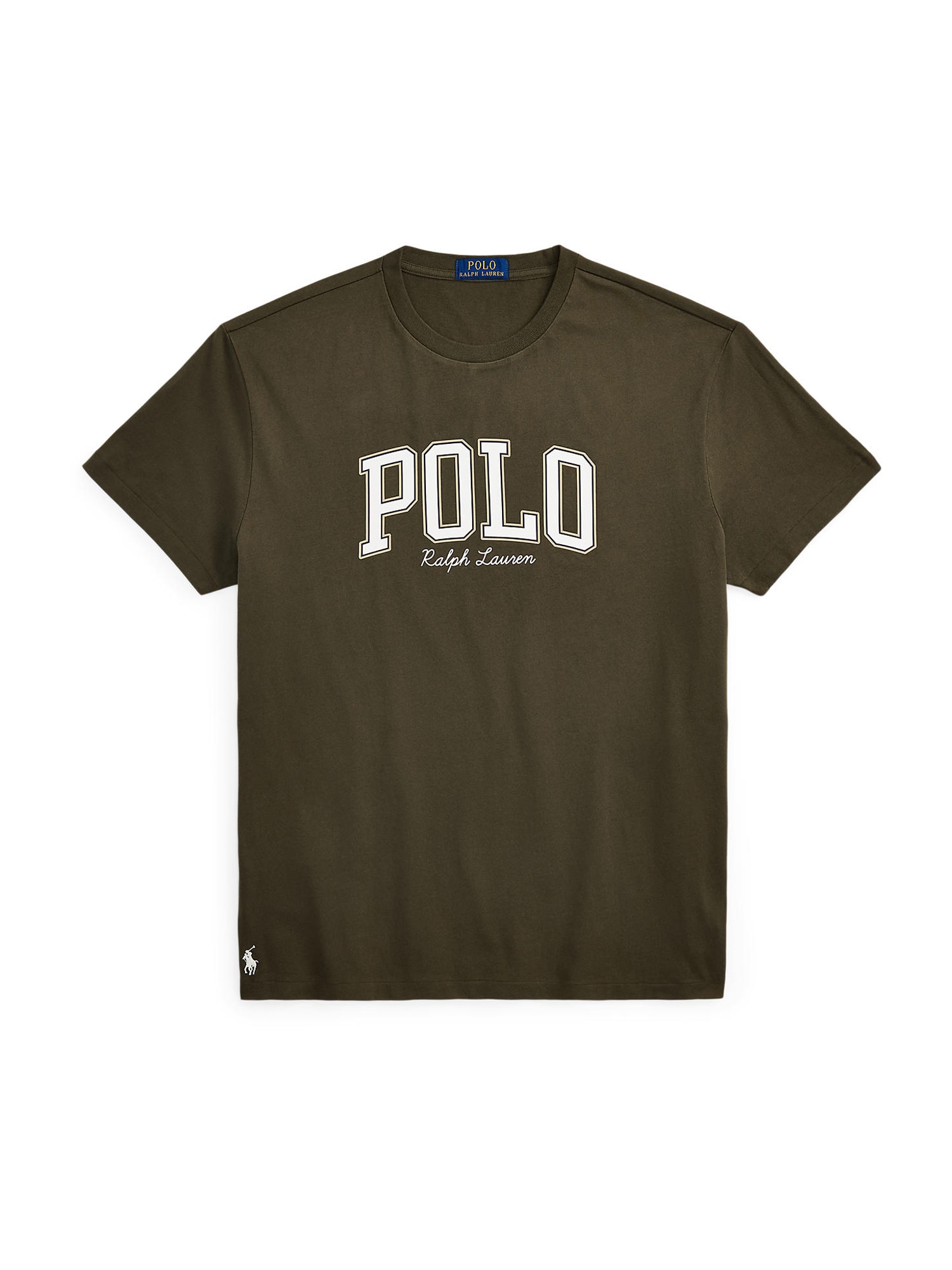 Polo Ralph Lauren Tričko olivová / biela