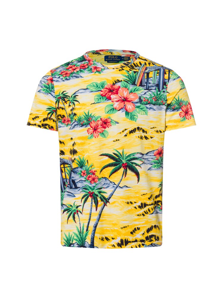 Polo Ralph Lauren T-Shirt Herren Größe XXXS/XXS saphir / dunkelgelb / tanne / schwarz