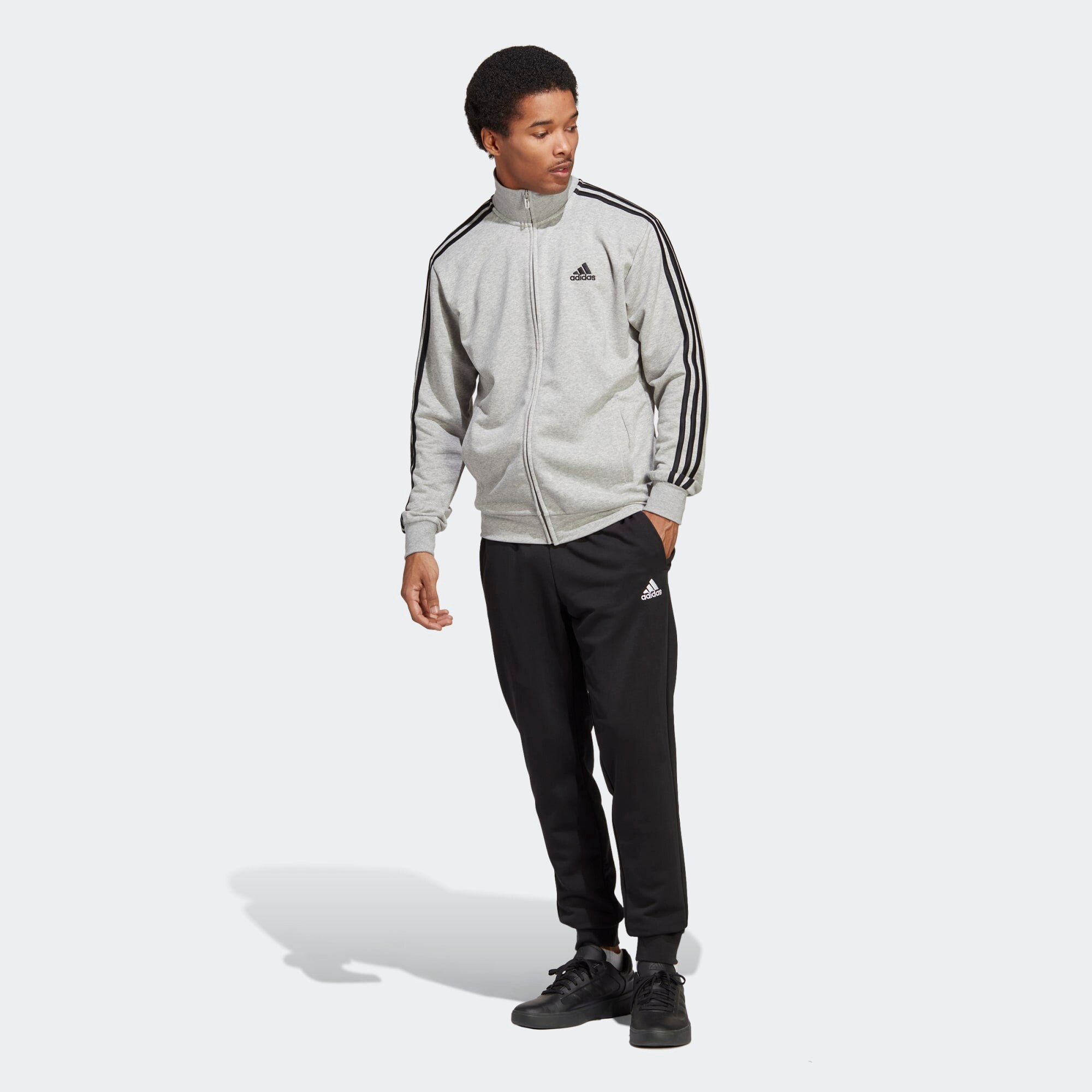 ADIDAS SPORTSWEAR Tréningruha  világosszürke / fekete termék 2. képe