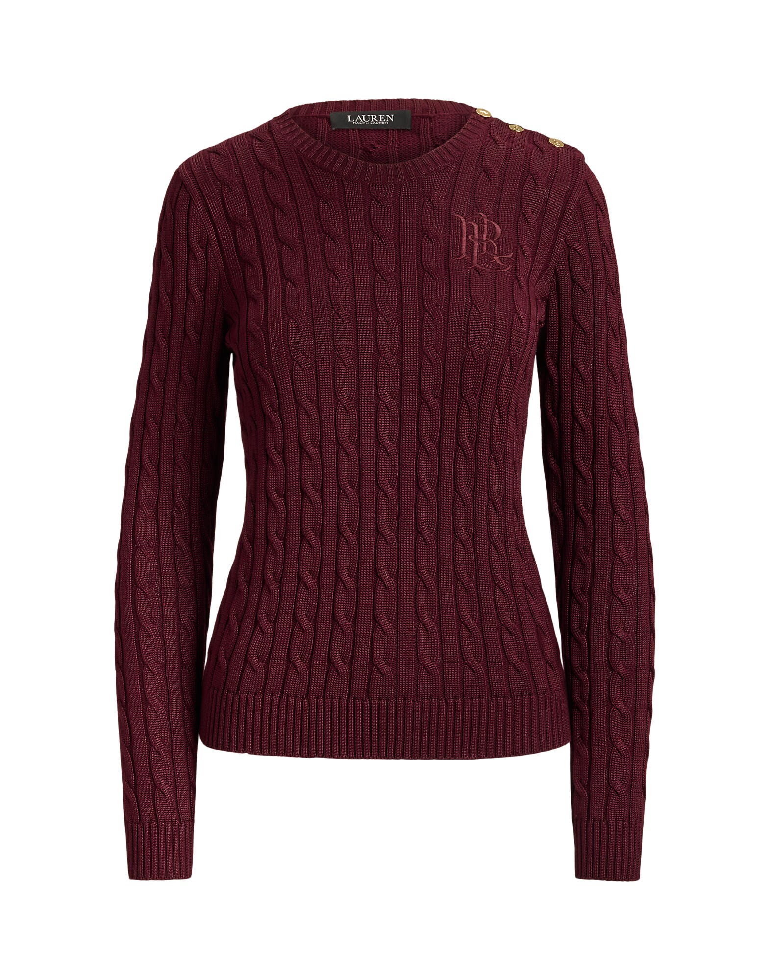 Lauren Ralph Lauren Pulover roșu bordeaux