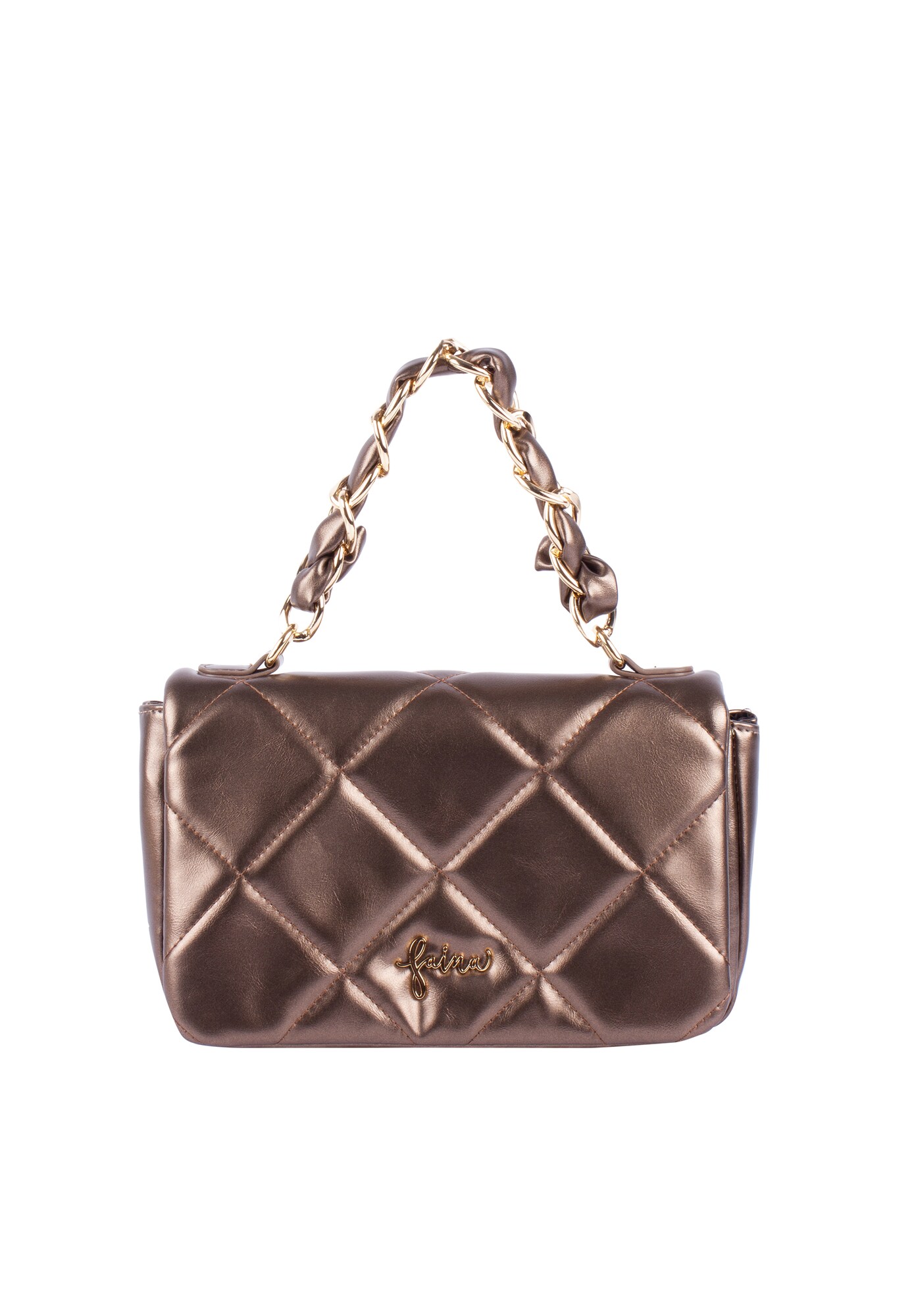 Faina Bolso de mano oro