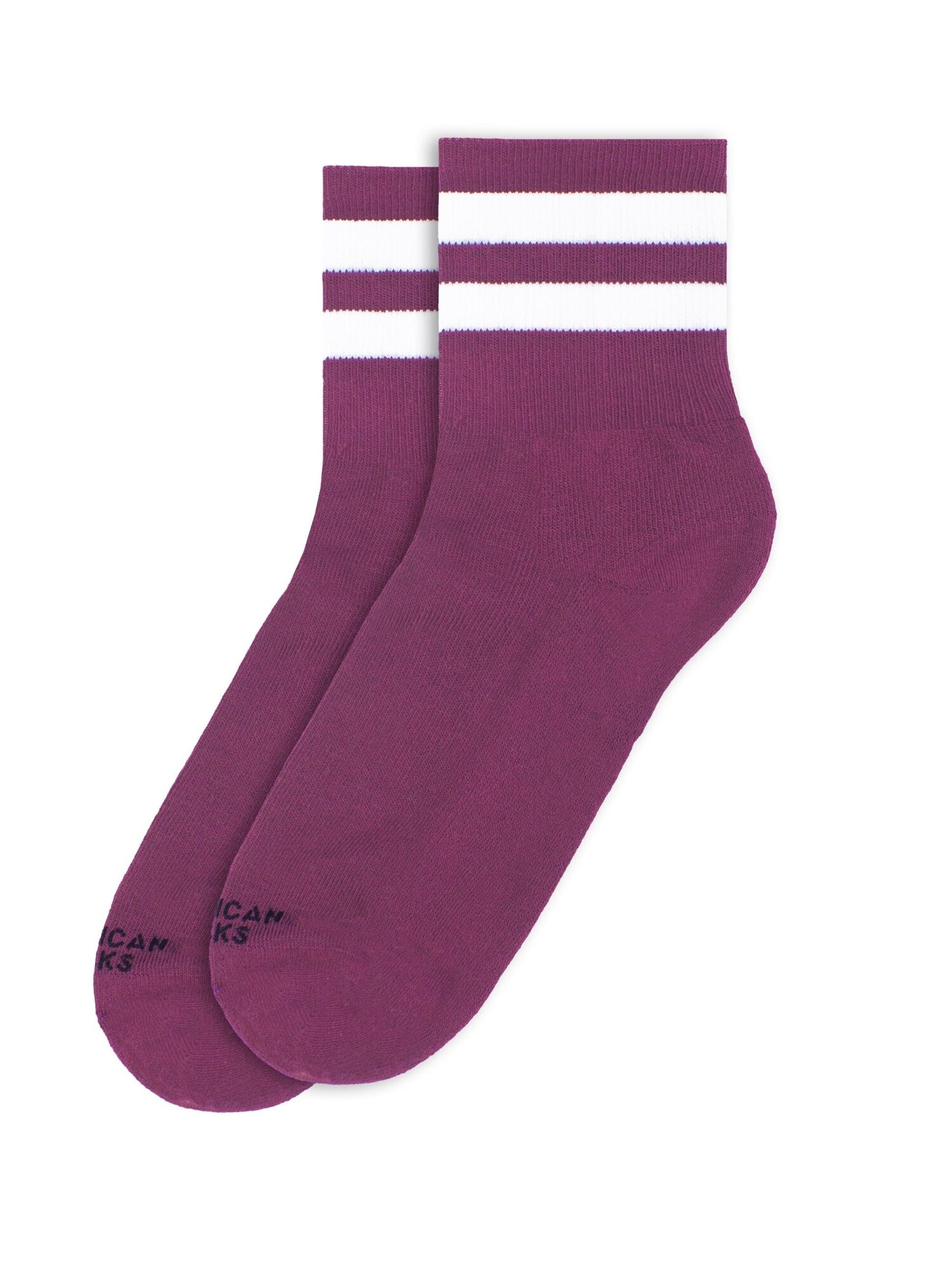 American Socks Calcetines 'Plum'  borgoña