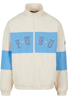 Fubu Tussenjas Crème / Azuur / Zwart / Wit