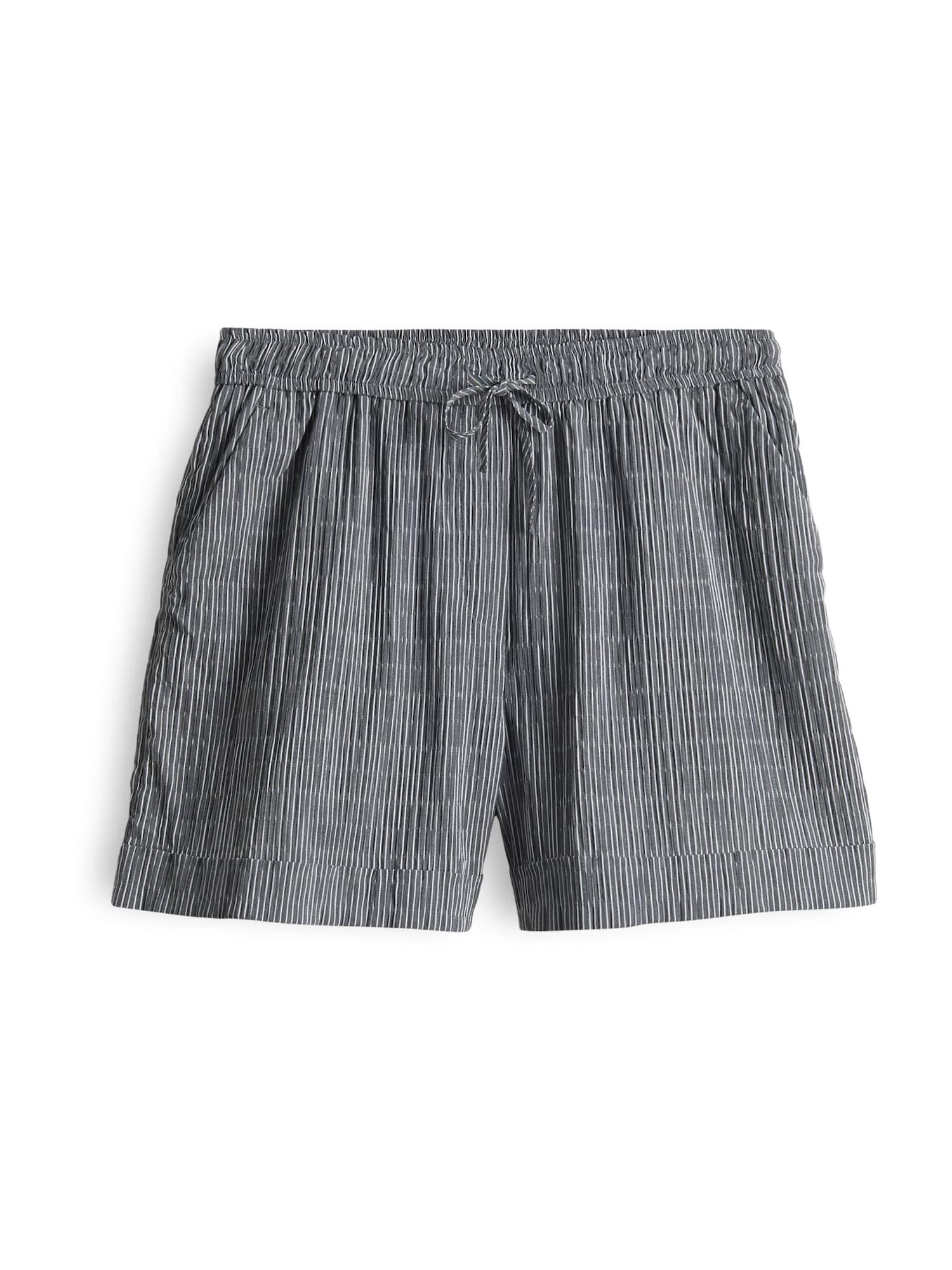 OPUS Pantaloni Melane  albastru noapte / alb