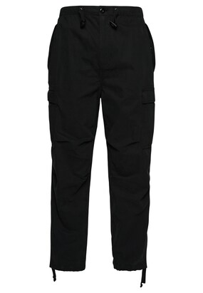 Superdry Cargobroek Zwart / Wit