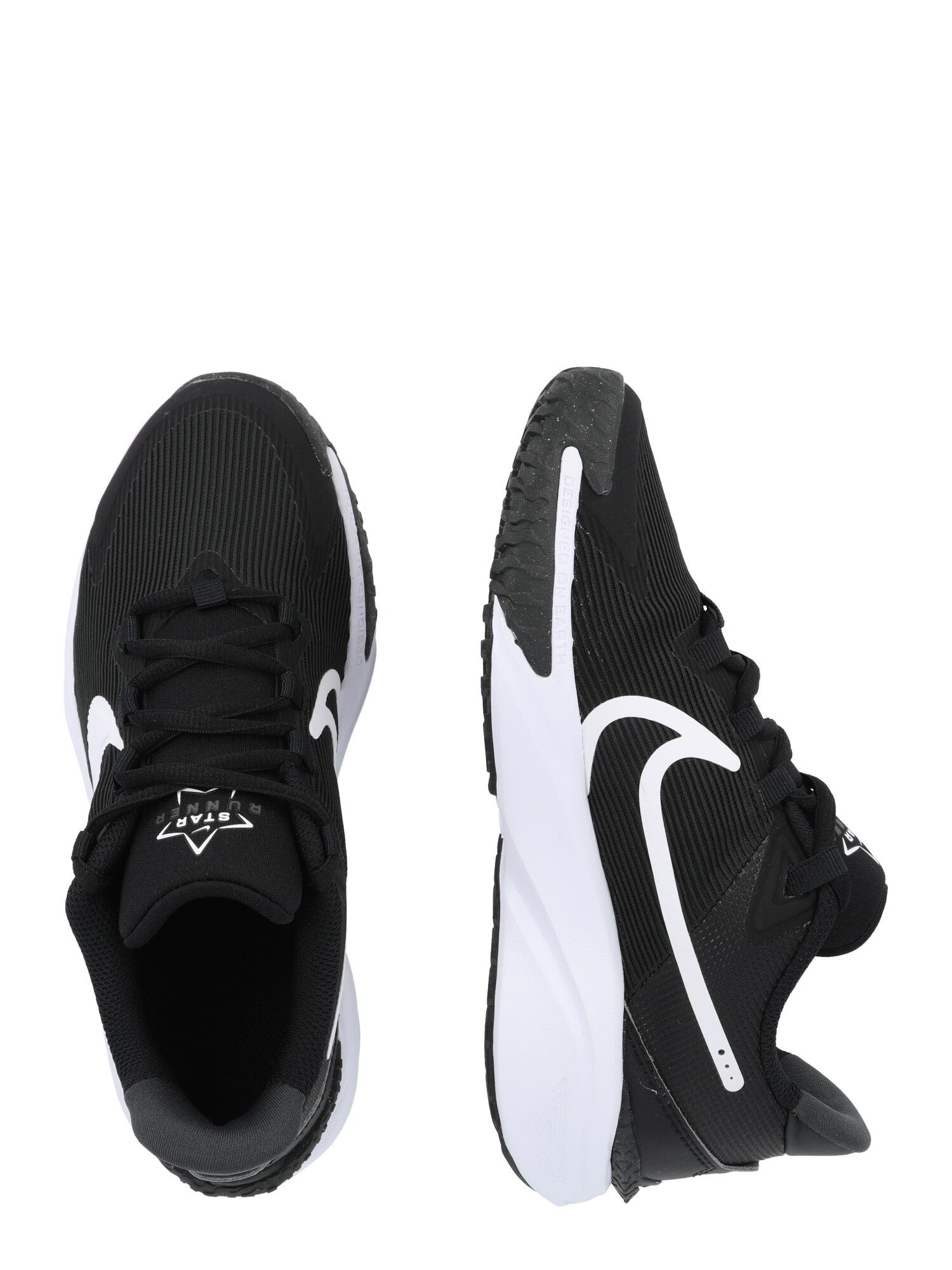 NIKE Sportcipő 'Star Runner 4'  fekete / fehér termék 2. képe