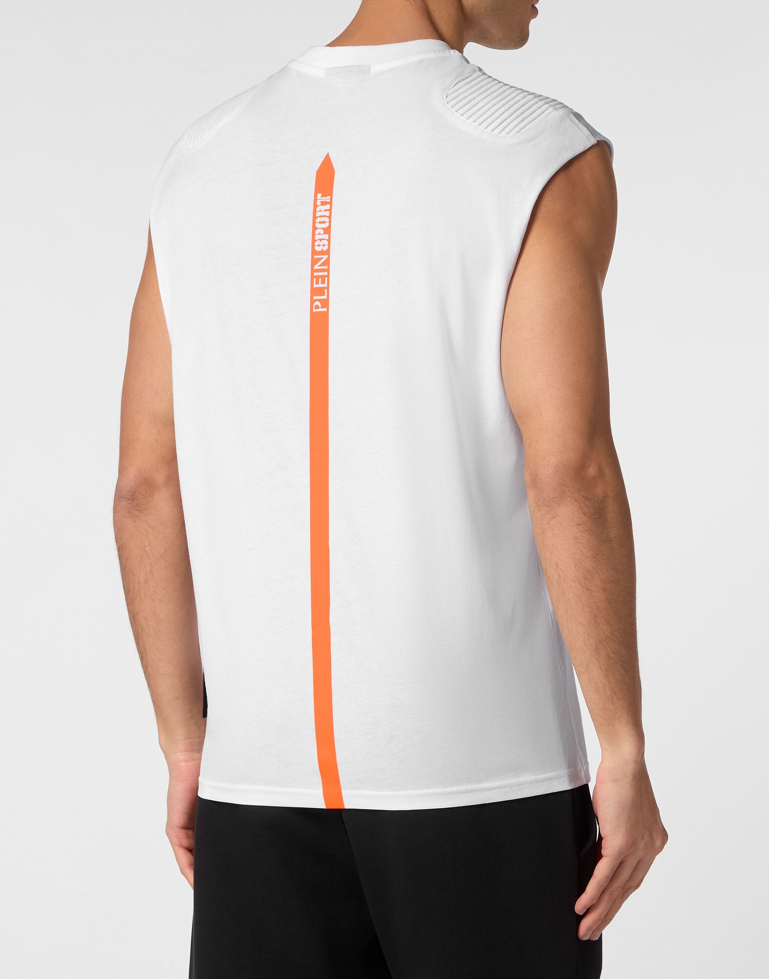 Plein Sport Camiseta  naranja / negro / blanco – imagen 4