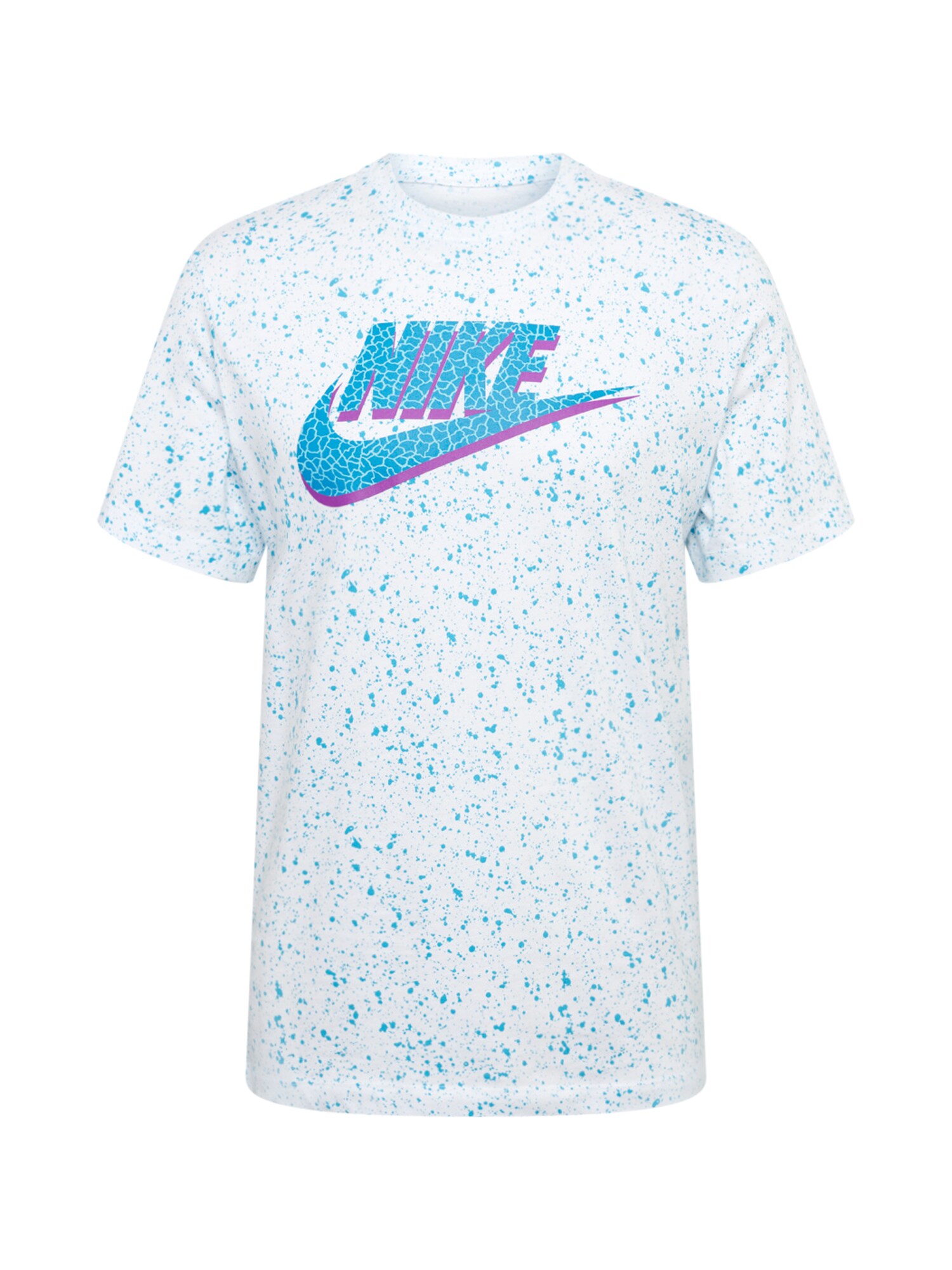 Nike Sportswear Marškinėliai  balta / purpurinė / opalo / dangaus žydra