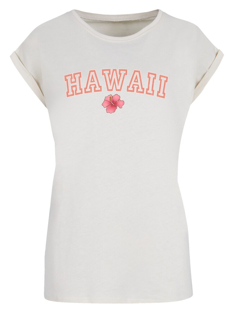 F4NT4STIC T-Shirt 'Hawaii' Damen Größe M sand / pink / melone