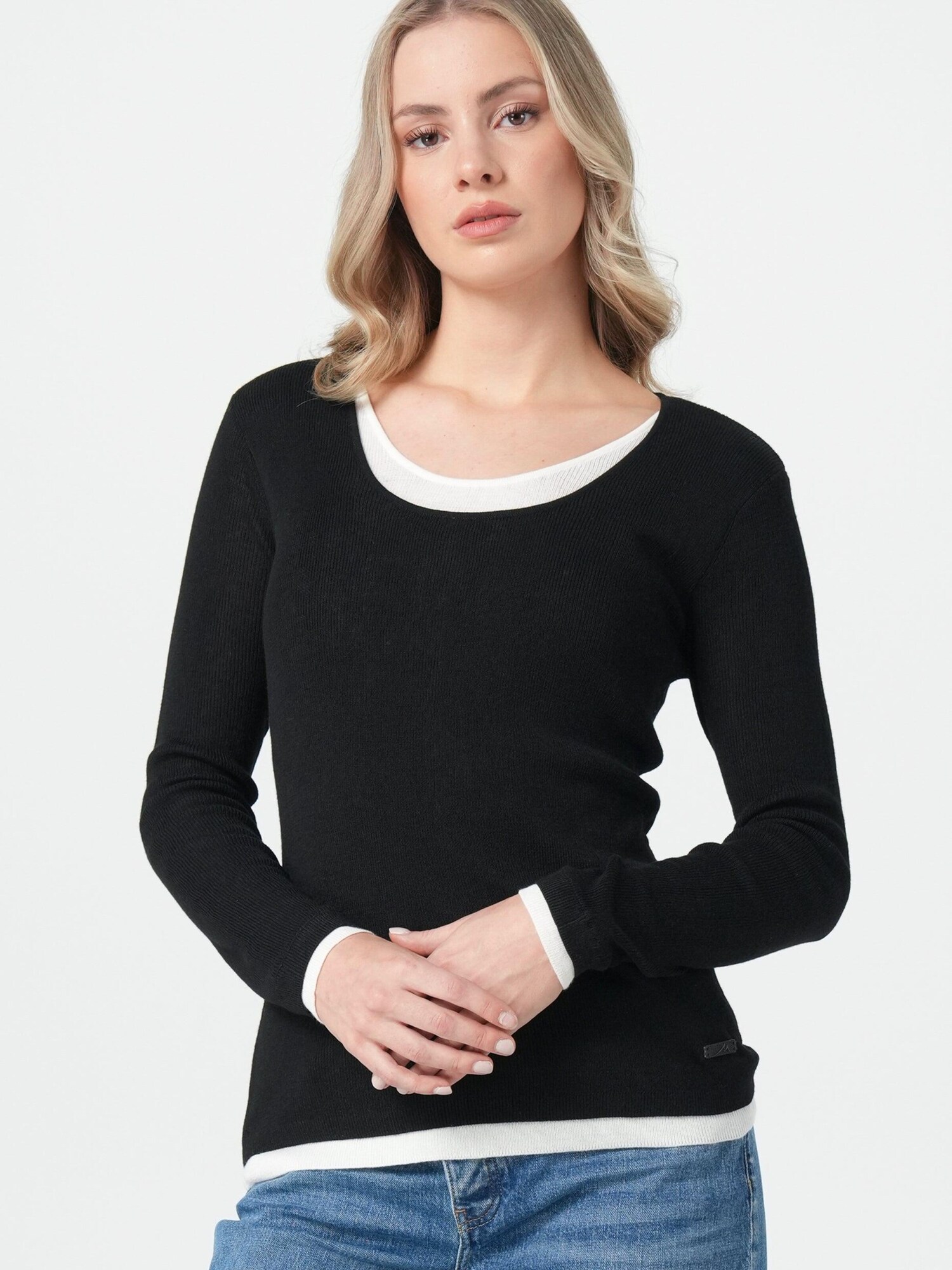 M.O.D MIRACLE OF DENIM Sweater majica crna