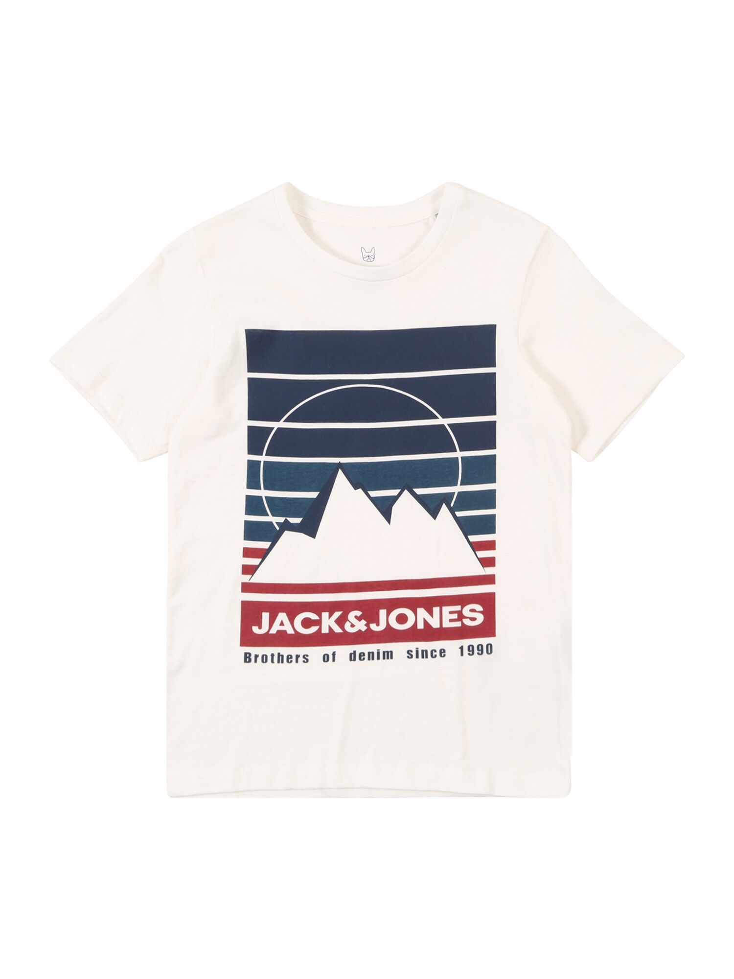 Jack & Jones Junior Marškinėliai 'DEHSEL'  balta / mišrios spalvos
