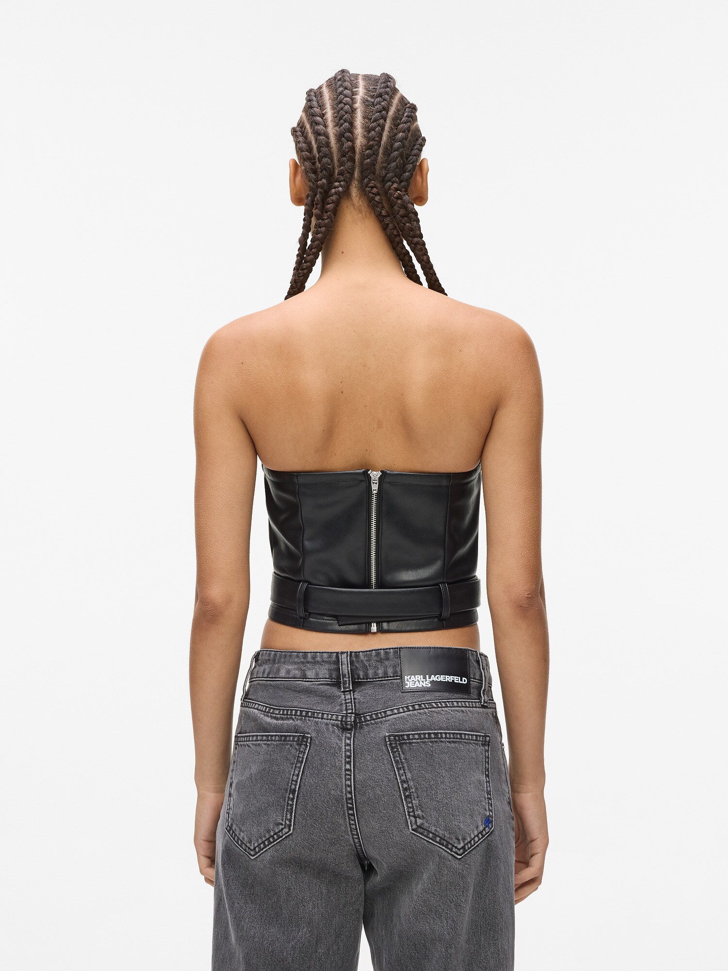 KARL LAGERFELD JEANS Top čierna (obrázok 3)