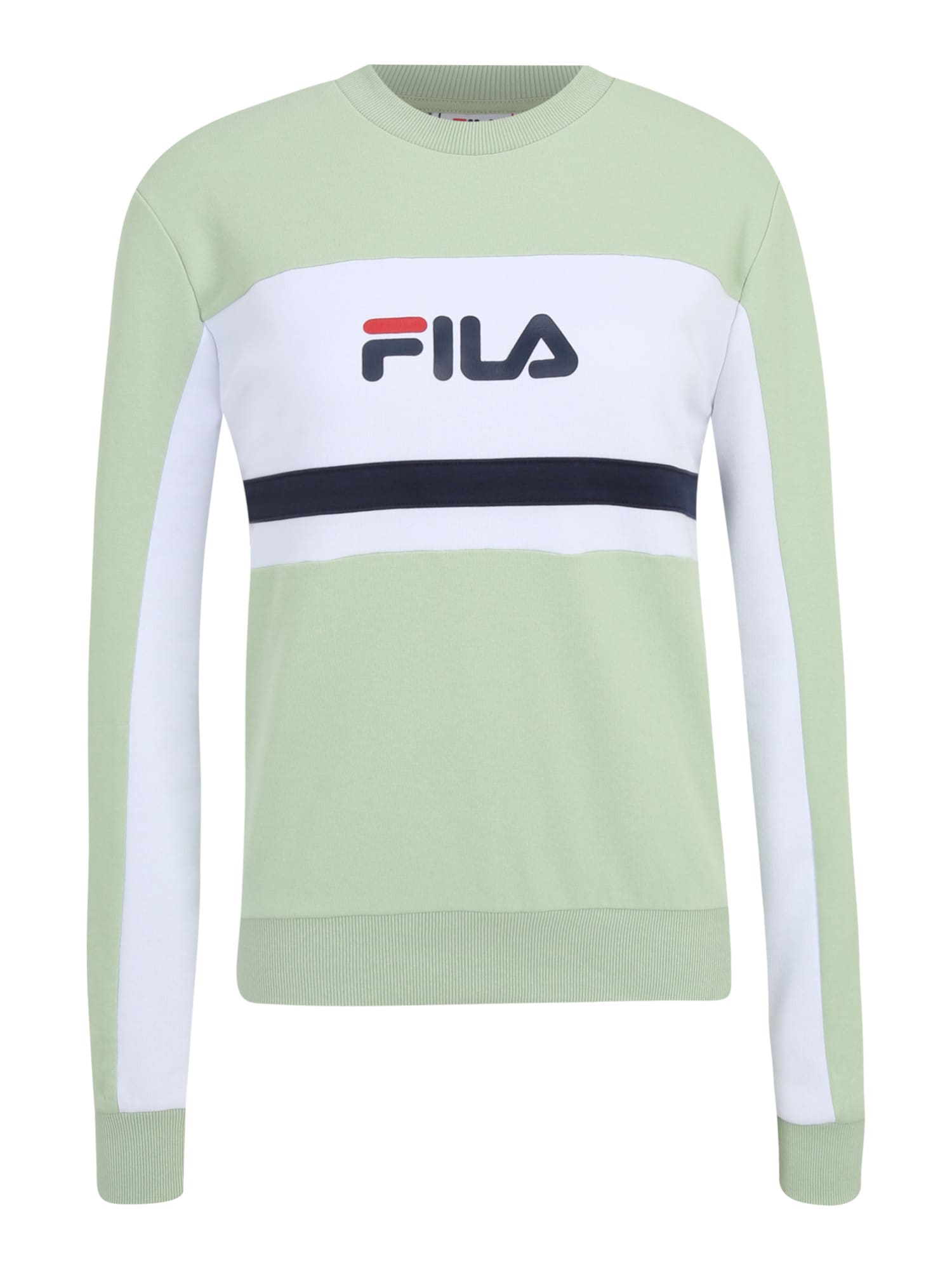 FILA Hanorac sport LISHUI  albastru / verde deschis / roșu / alb
