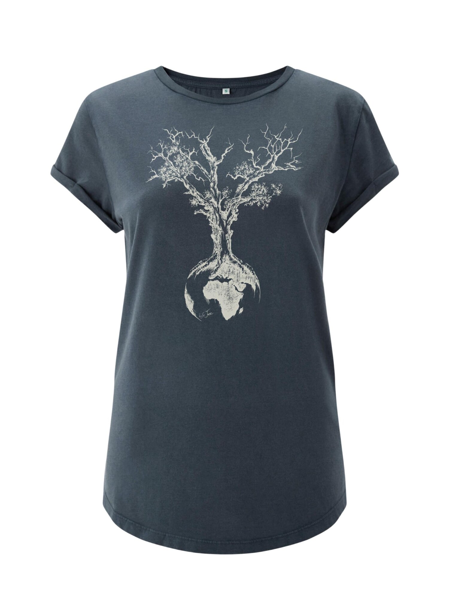 Life-Tree Majica 'Weltenbaum' plava