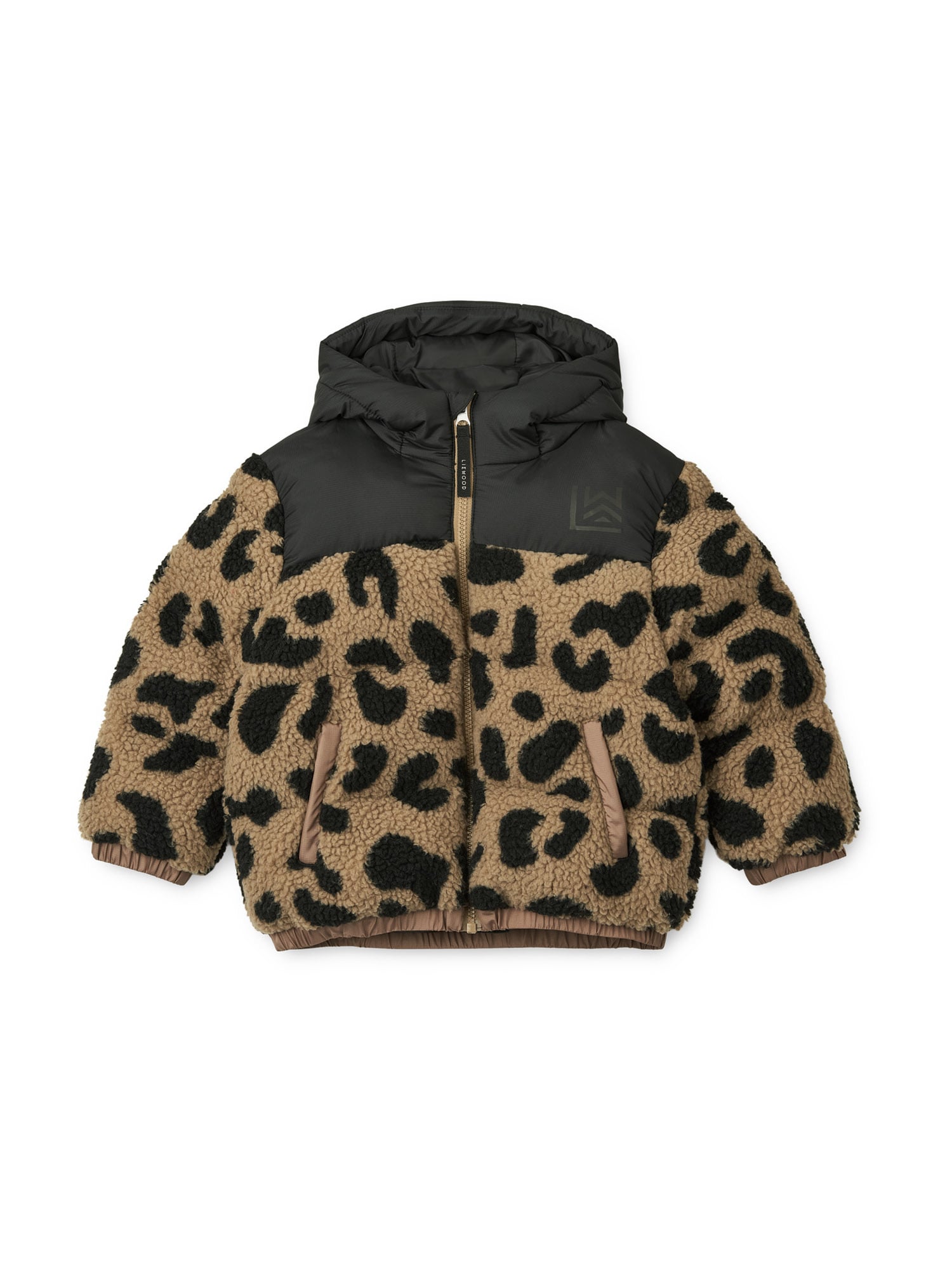 Liewood Geacă de iarnă Niko  bej închis / verde închis / negru