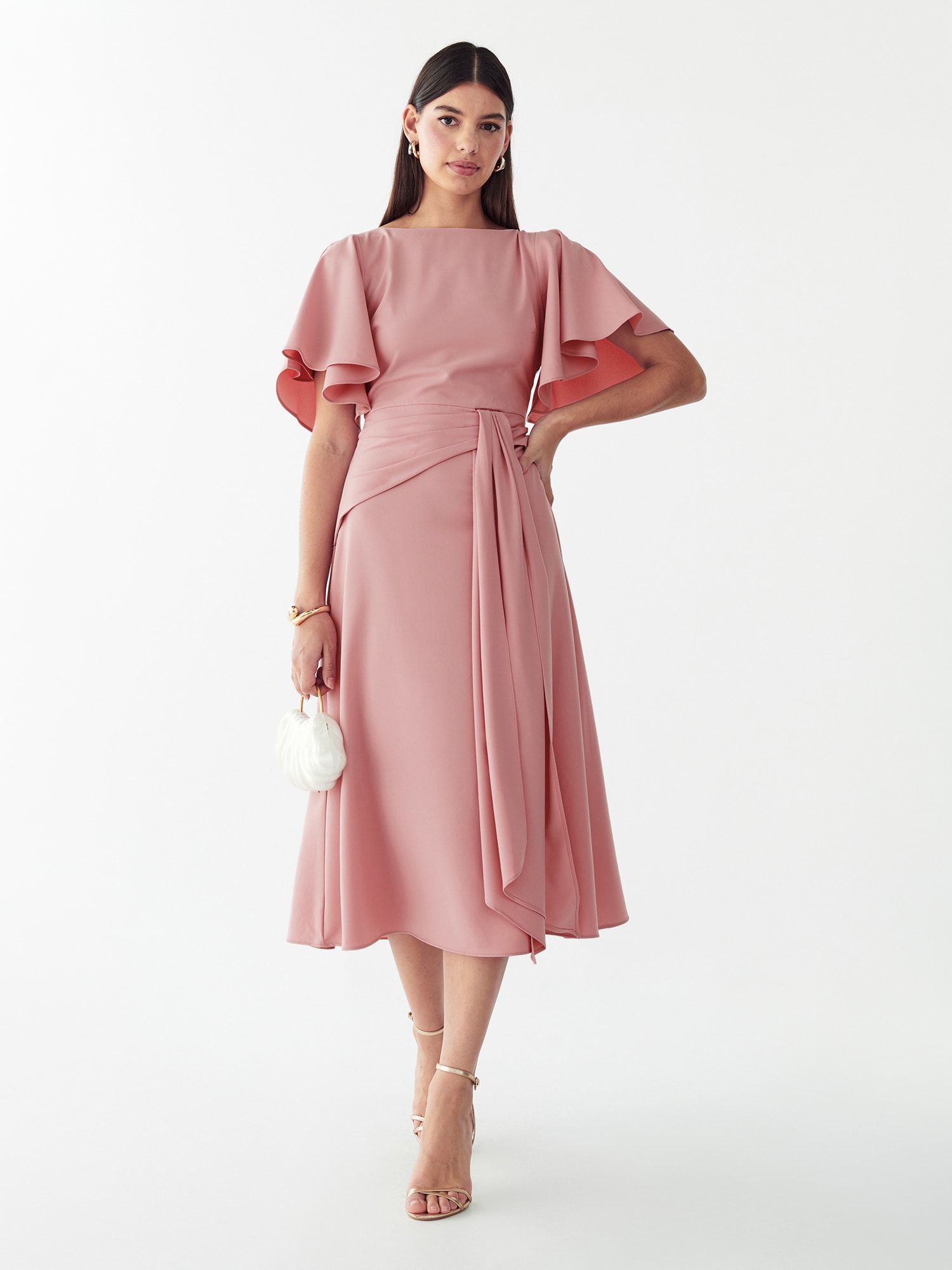 Willa Rochie de cocktail NELLIE roz
