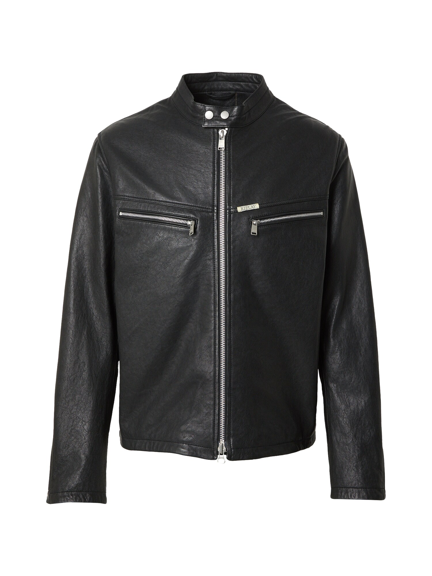 REPLAY Geacă de primăvară-toamnă  negru