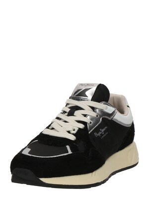 Pepe Jeans Zapatillas deportivas bajas 'Marlon'  negro / plata / blanco