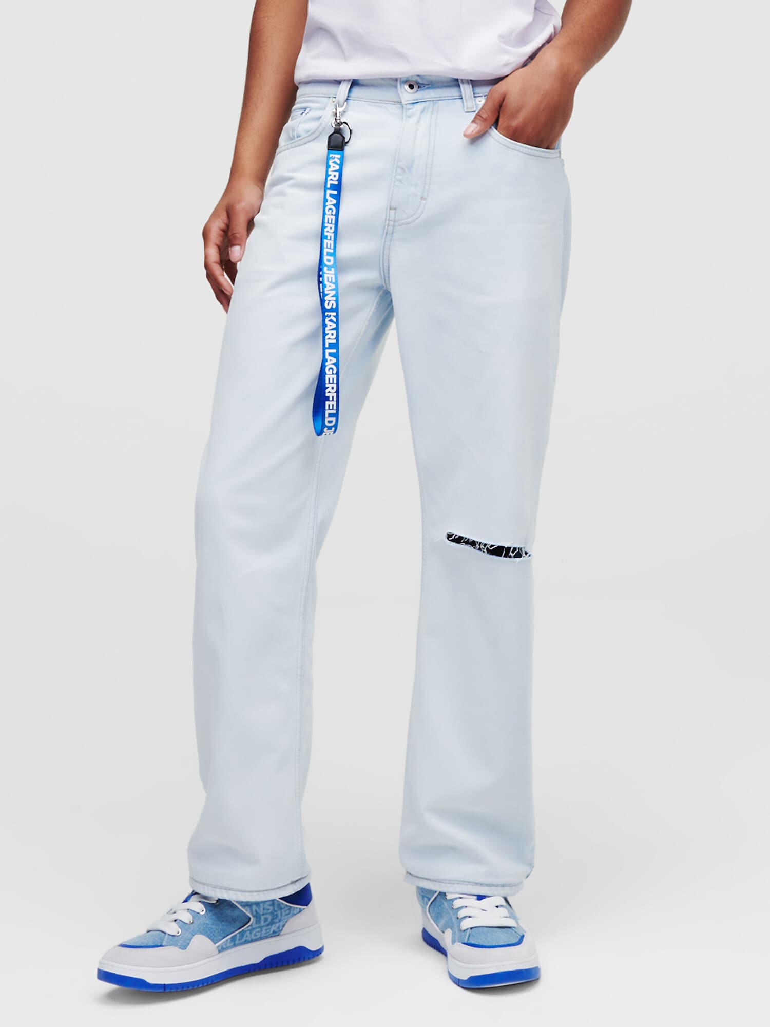 KARL LAGERFELD JEANS Farmer  világoskék termék 2. képe