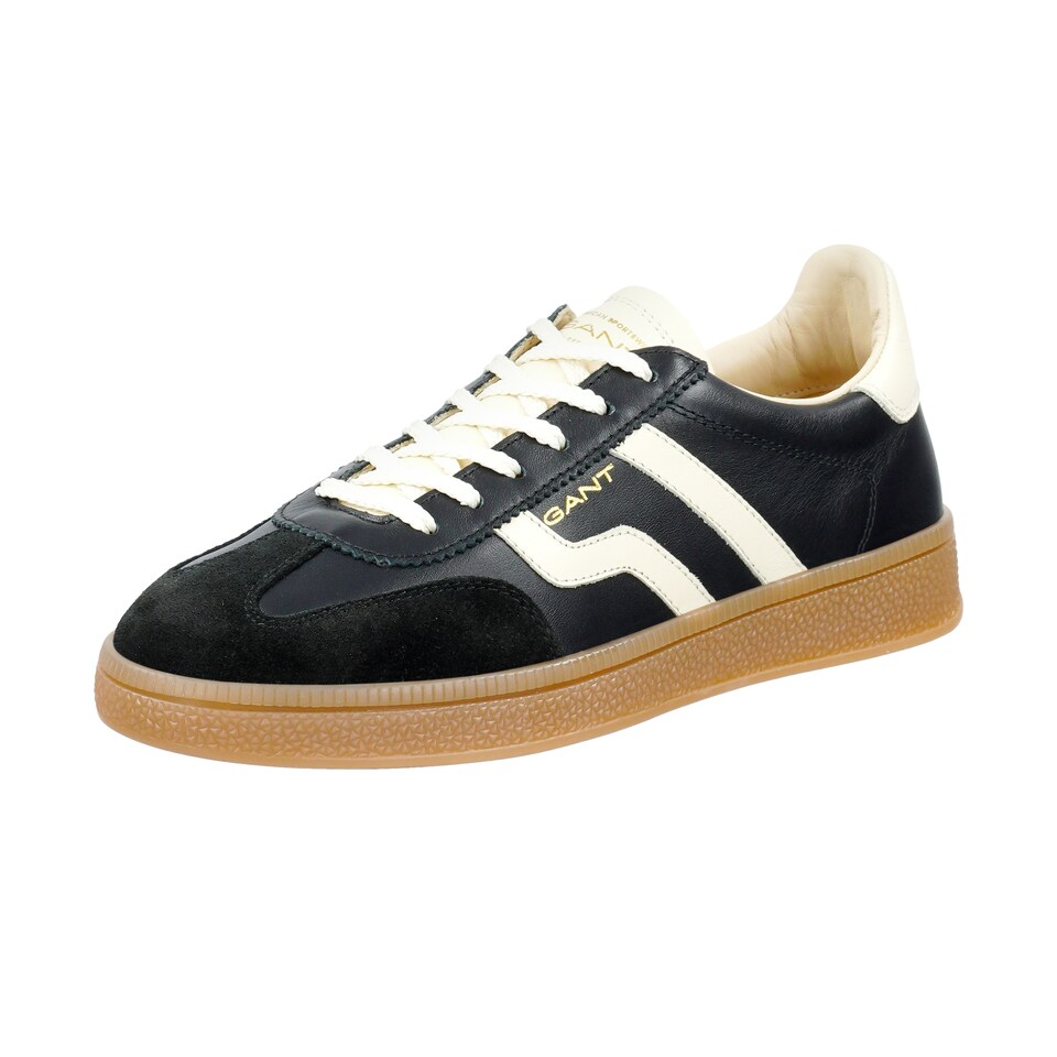 Låg sneaker 'Cuzima' kräm / mörkblå / karamell