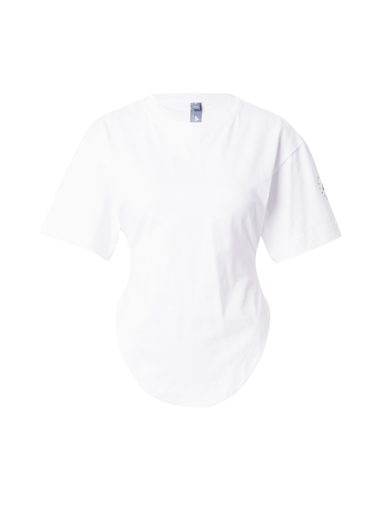 ADIDAS BY STELLA MCCARTNEY Funkčné tričko 'Curfed Hem' biela
