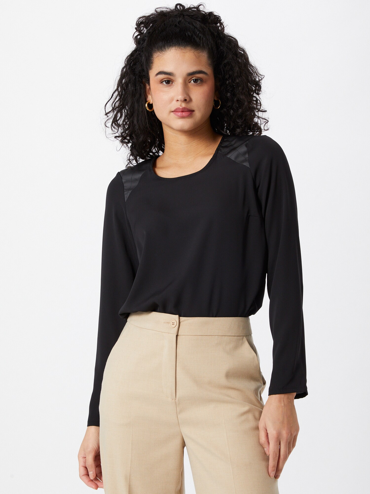 VERO MODA Póló 'SERENA'  fekete termék 2. képe