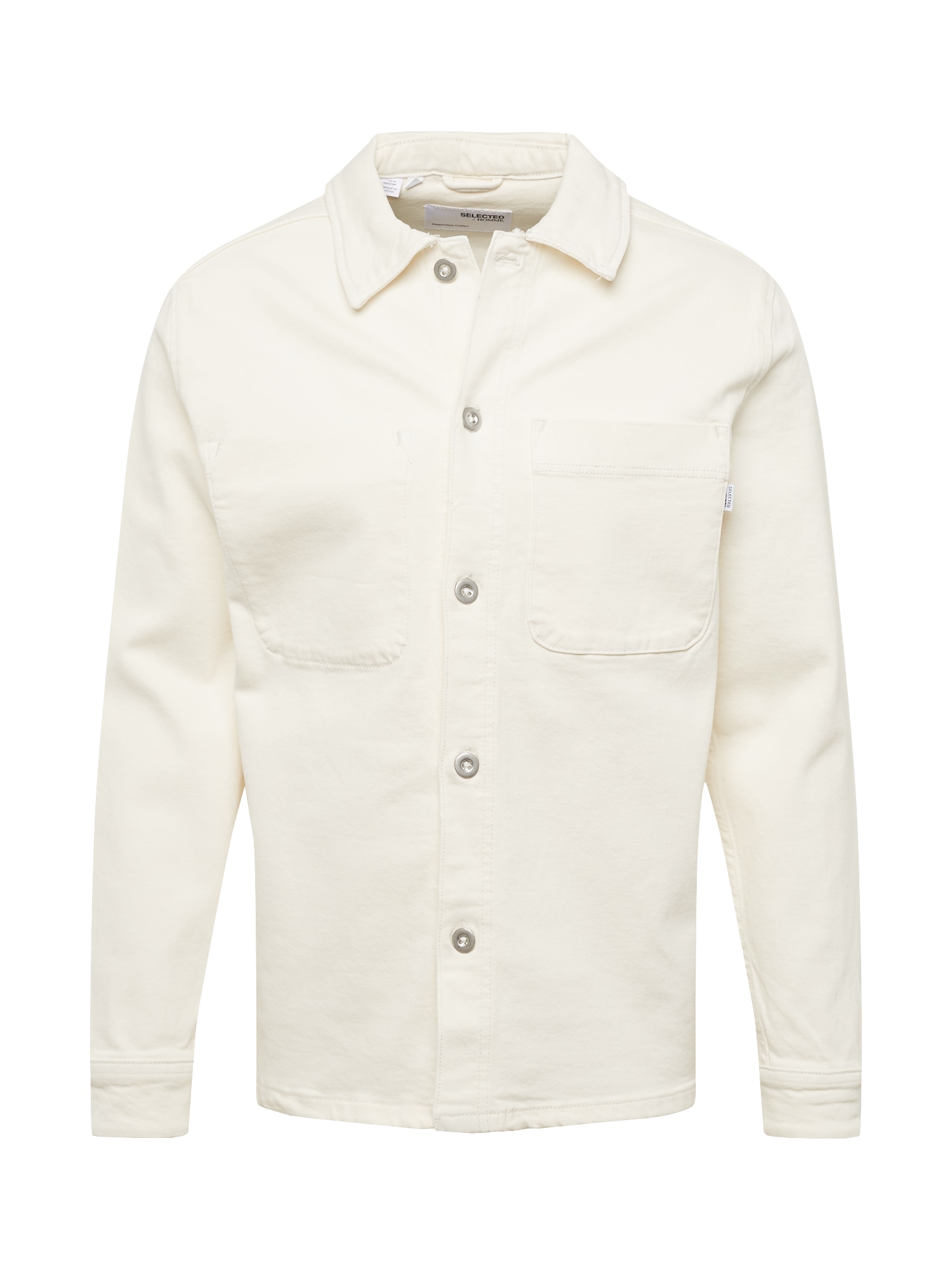 SELECTED HOMME Prijelazna jakna  ecru/prljavo bijela