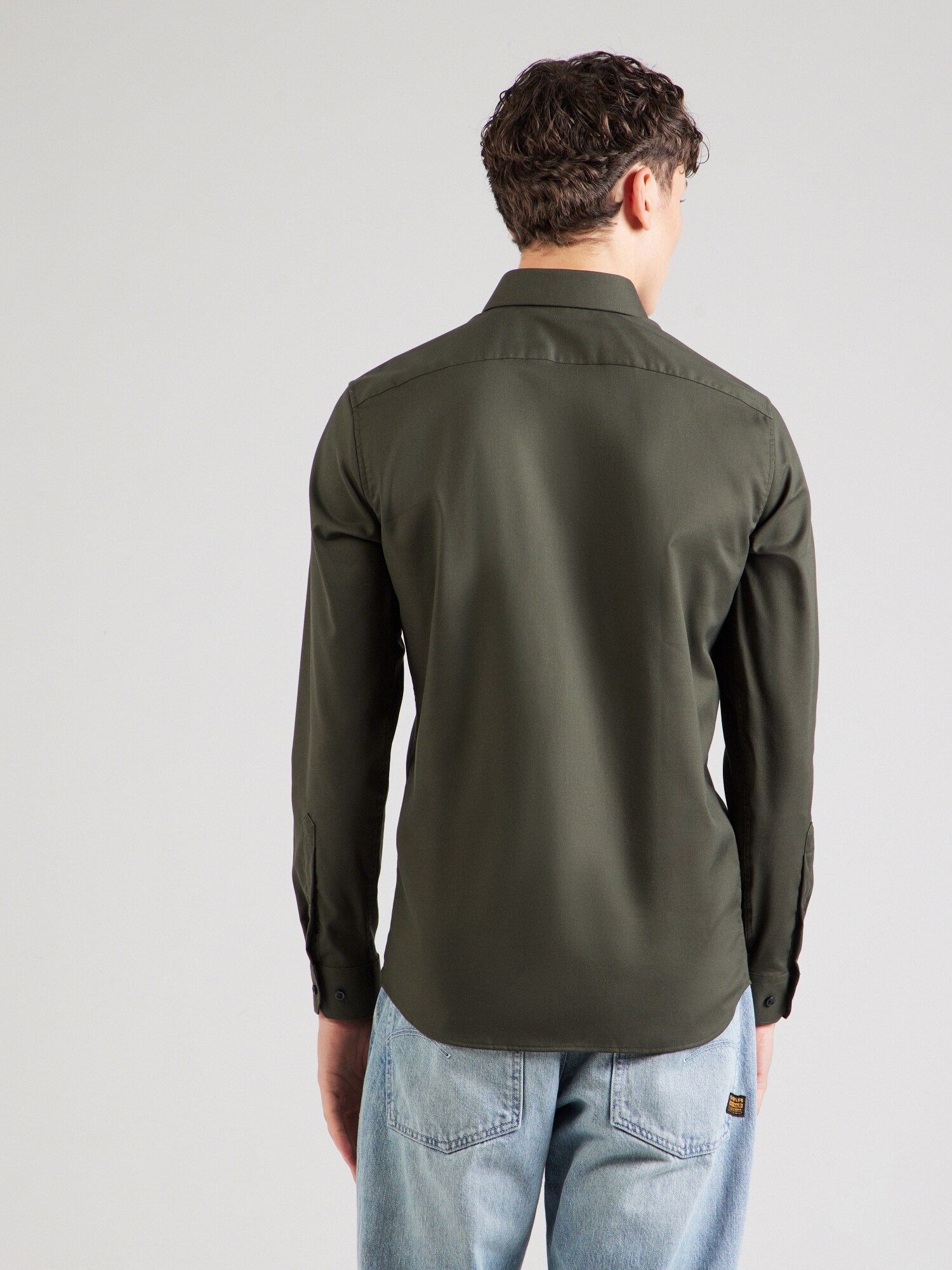 JACK & JONES Košeľa 'JPRBLAParker' tmavozelená (obrázok 4)
