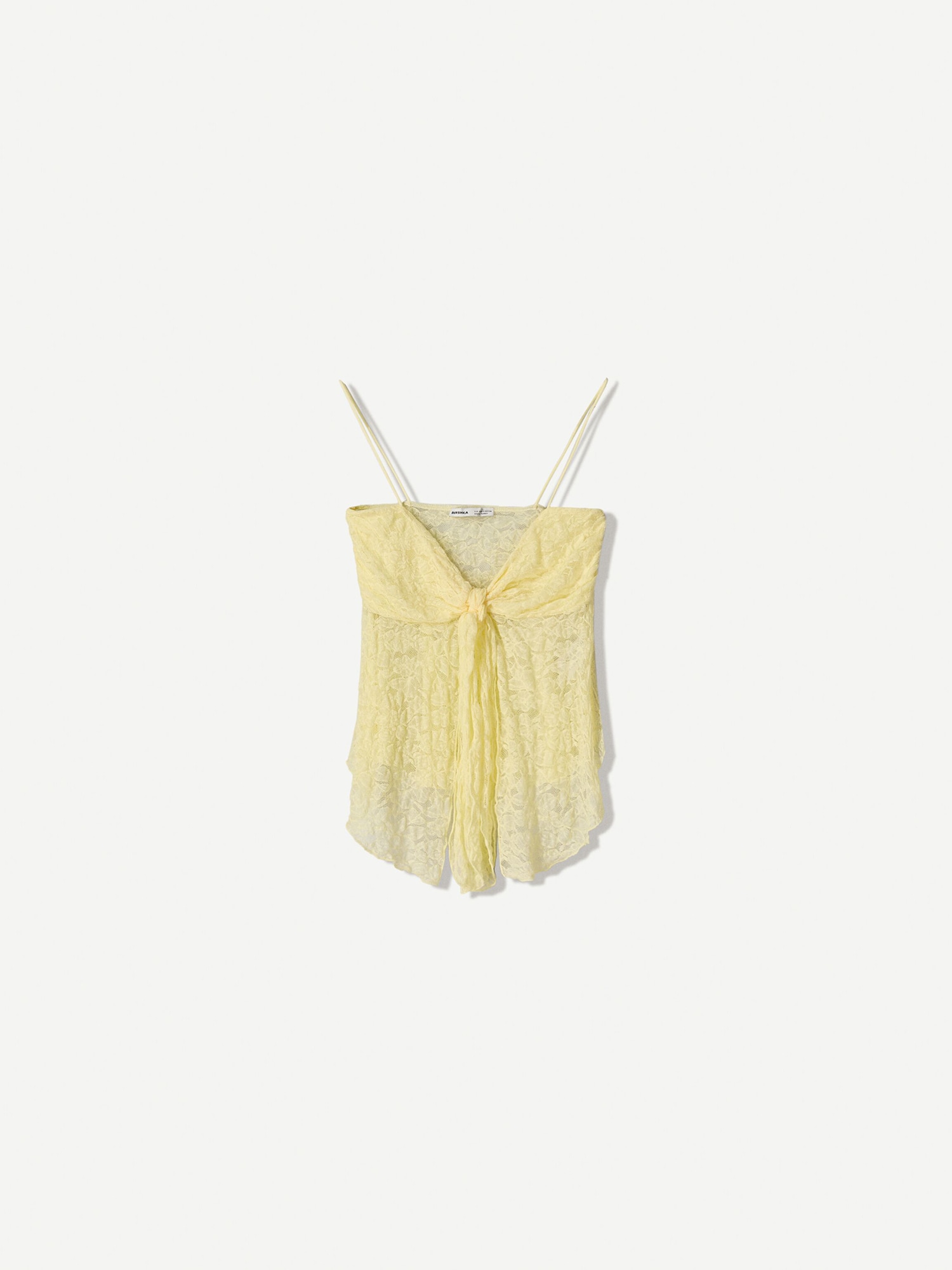 Bershka Top  galben deschis
