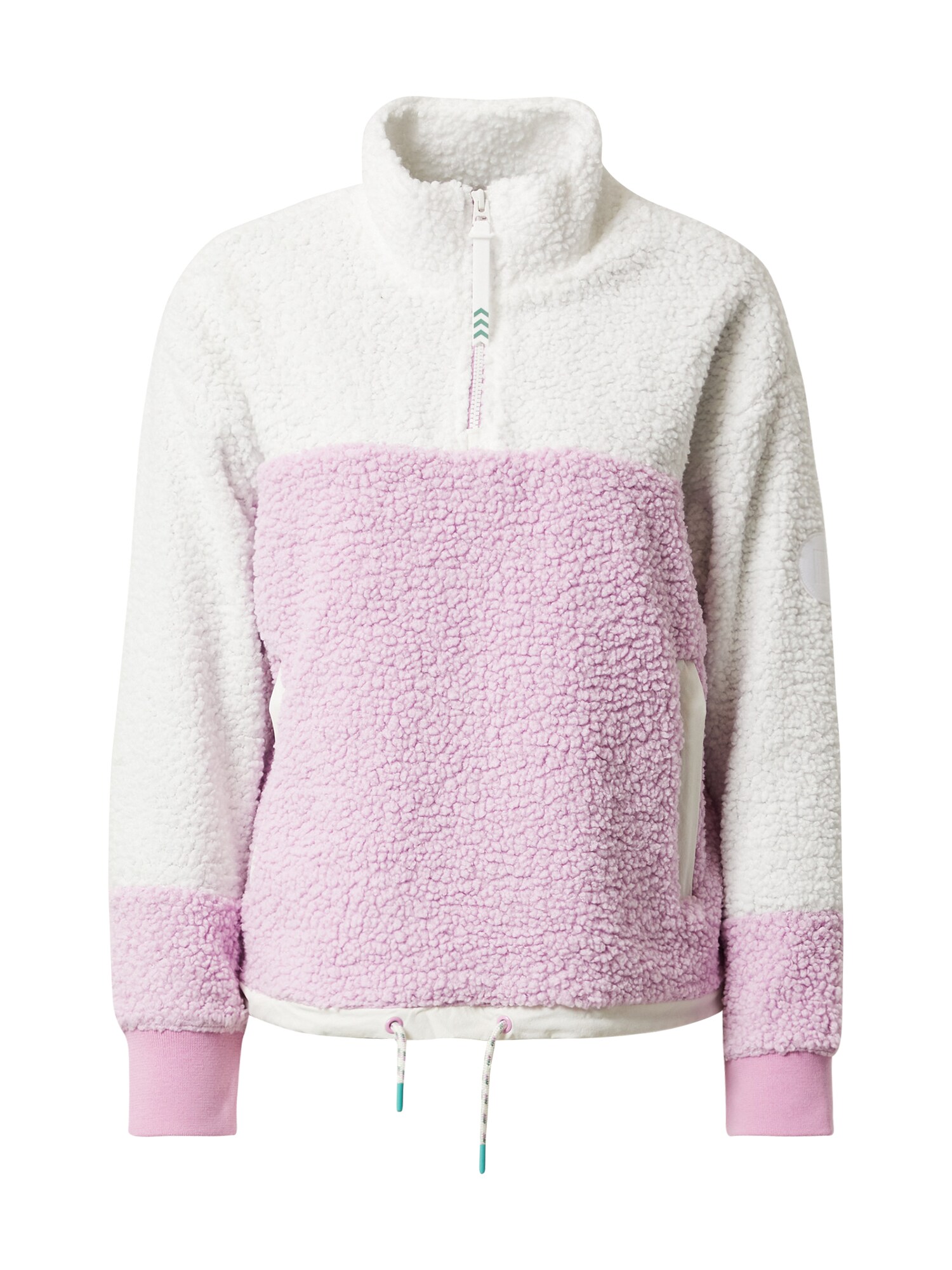 BURTON Sportinis megztinis  rožinė / balta