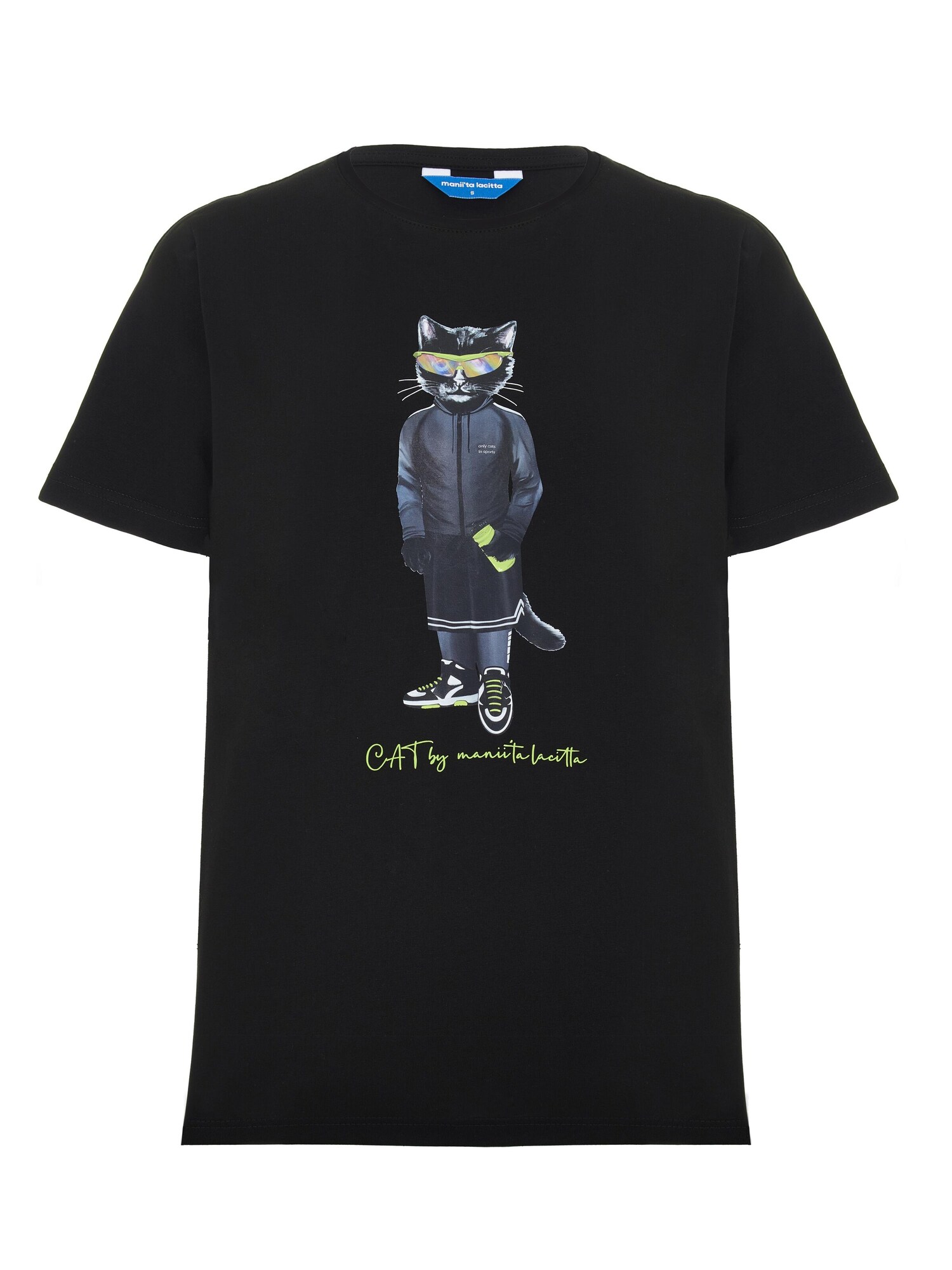 Cat e Lolette Tričko 'Sport Cat'  čierna