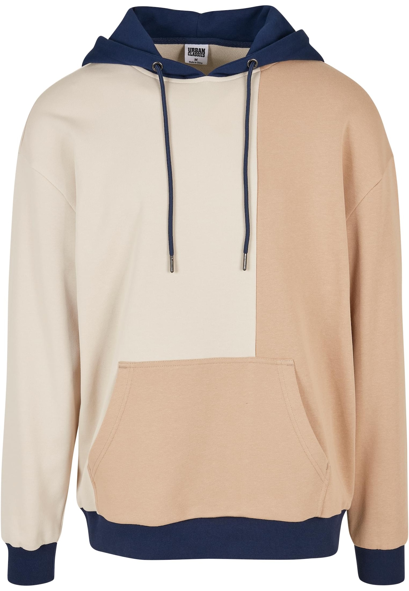 Urban Classics Sweatshirt beige / kremfarget / mørkeblå