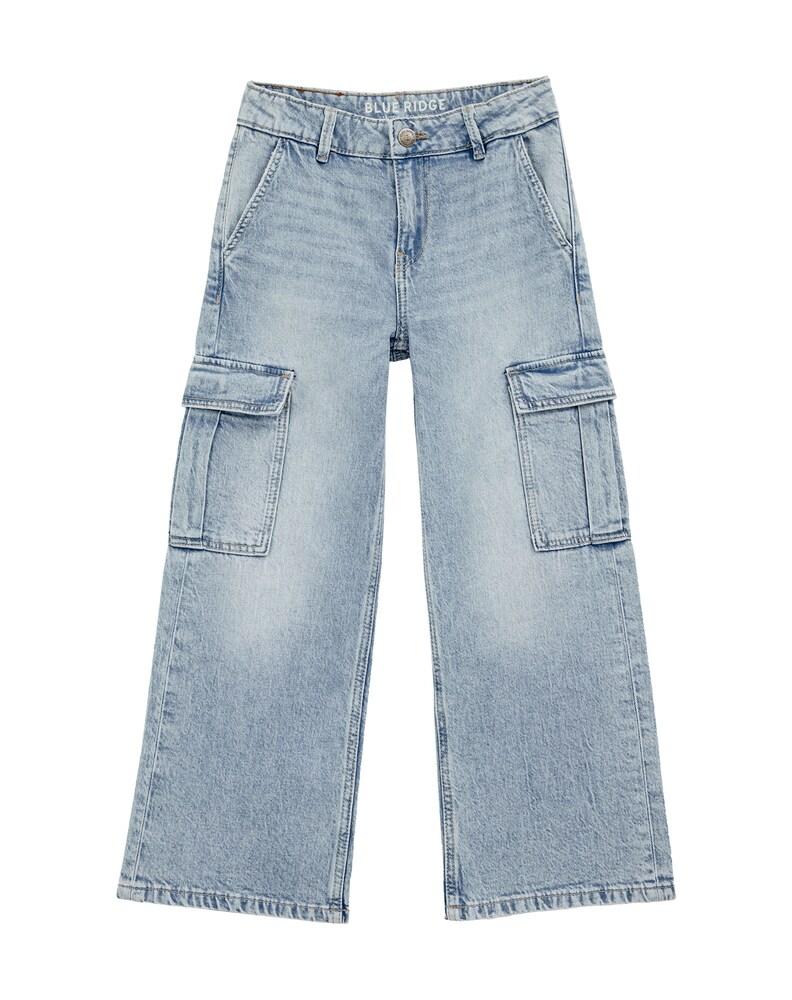 WE Fashion Jeans Mädchen Größe 158 hellblau