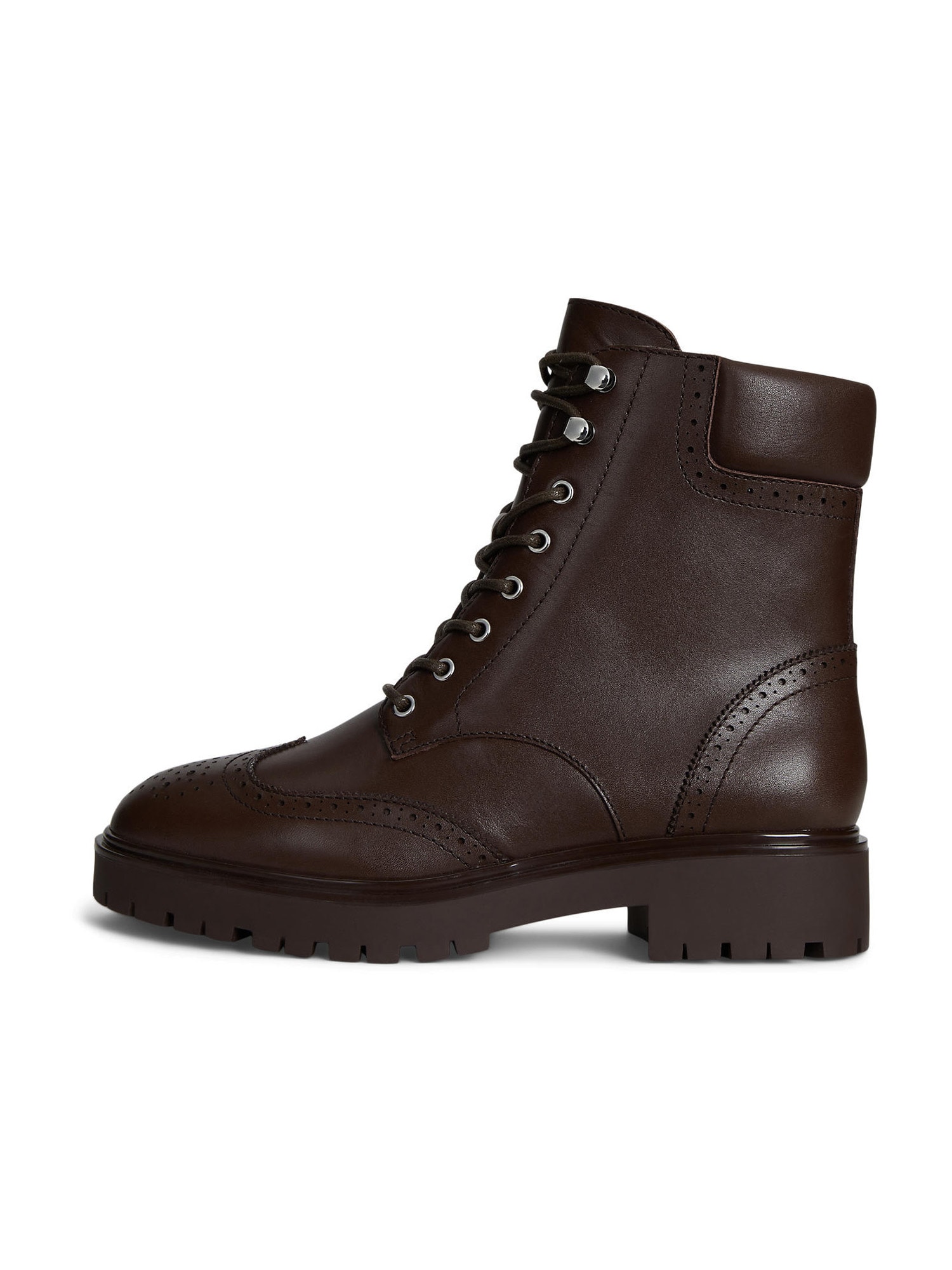 Lauren Ralph Lauren Ghete cu șireturi ALYSN  maro închis