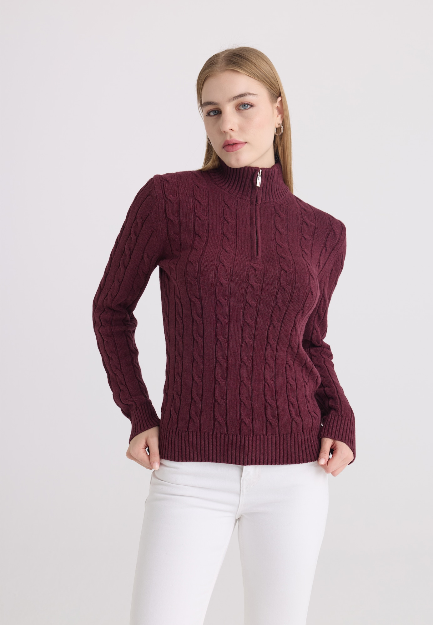 Felix Hardy Pulover roșu bordeaux