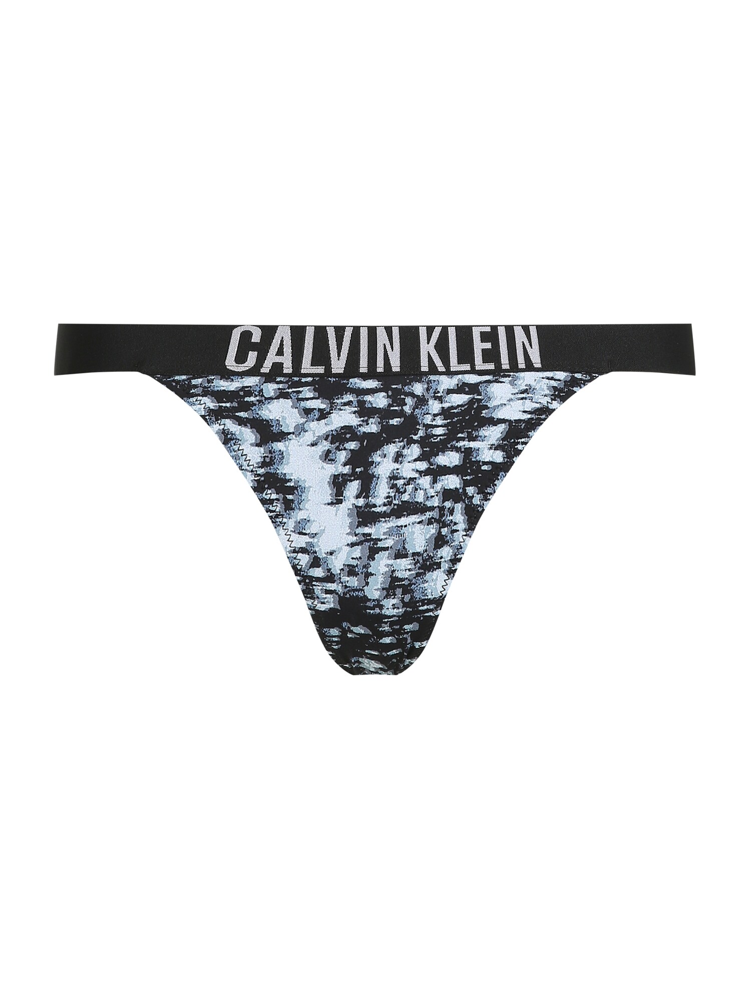 Calvin Klein Swimwear Slip costum de baie  albastru porumbel / negru / alb murdar