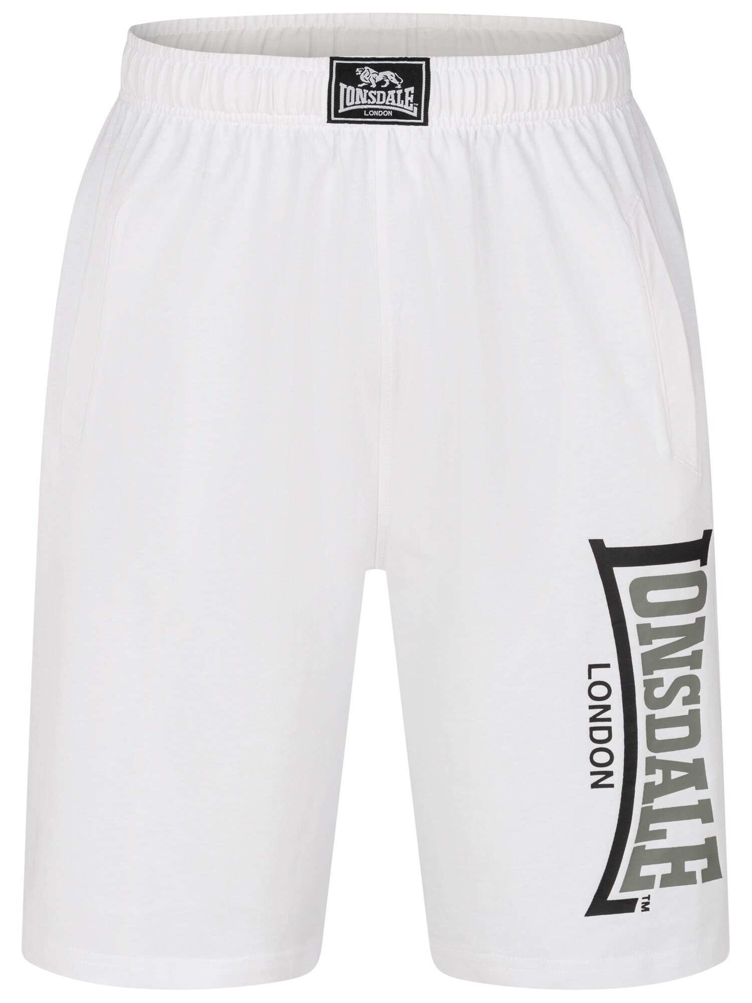 LONSDALE Pantaloni Jam  gri / negru / alb
