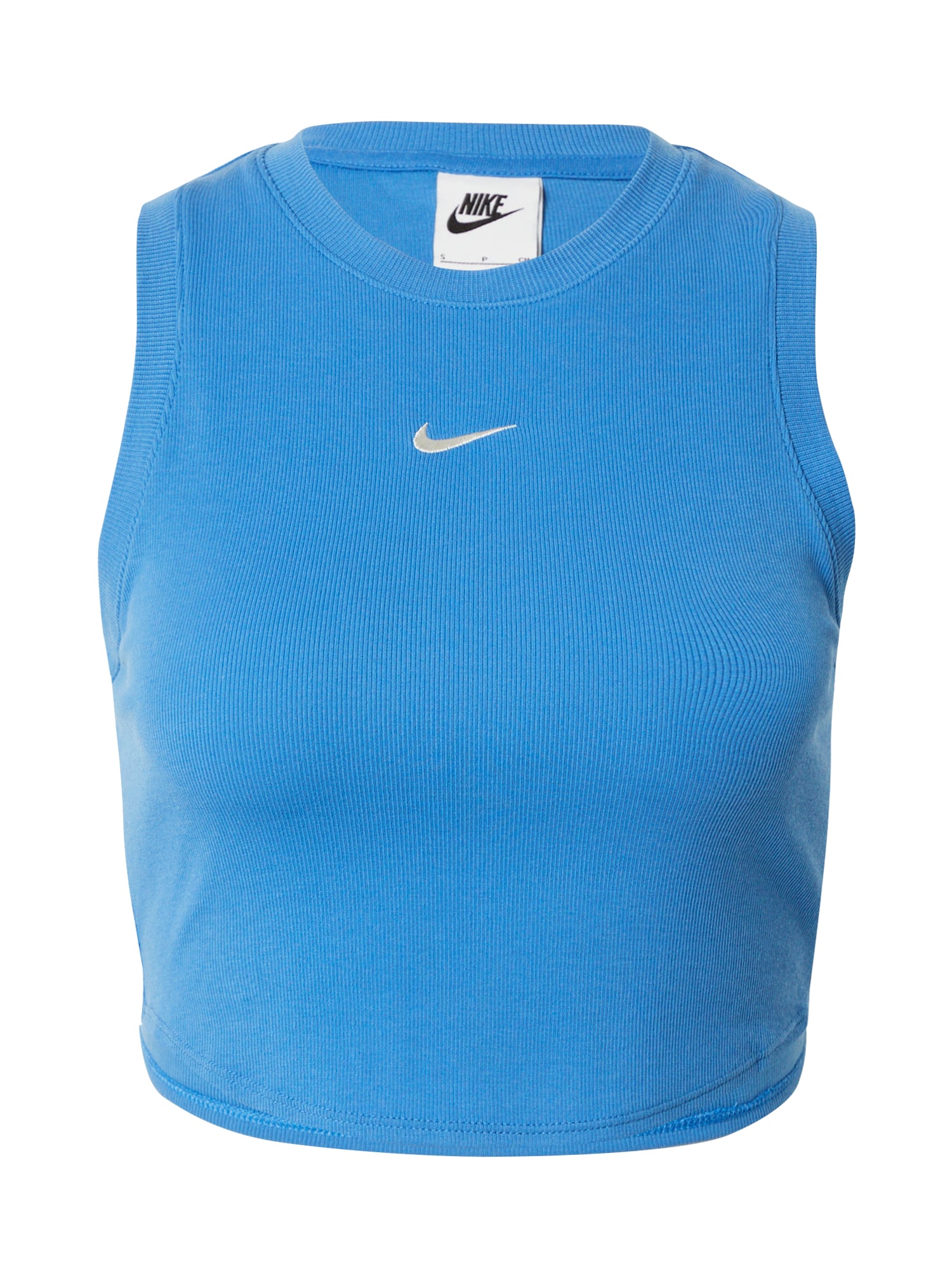 Nike Sportswear Top 'ESSENTIAL'  azúr / fehér