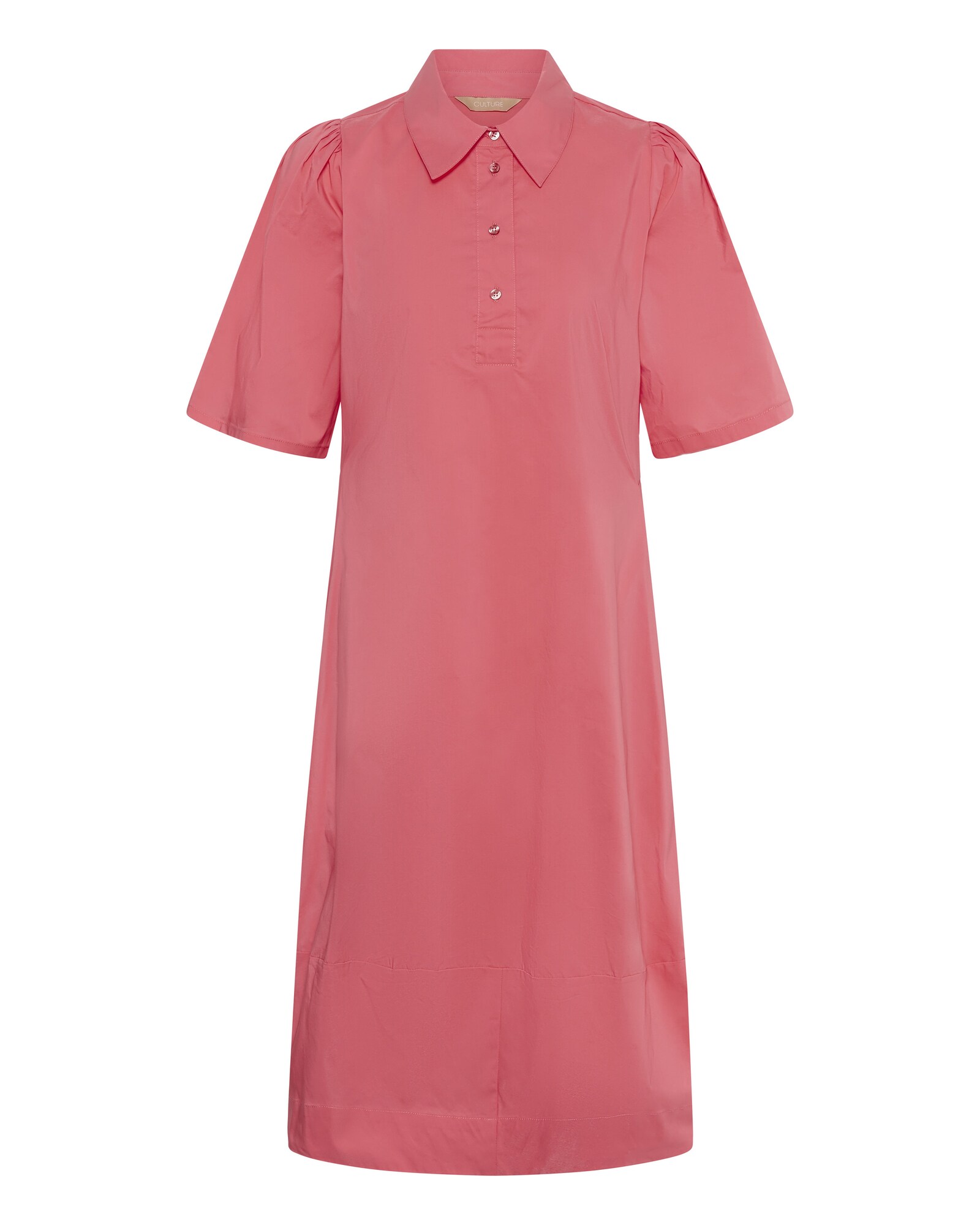 CULTURE Vestido camisero 'CUMalue'  coral