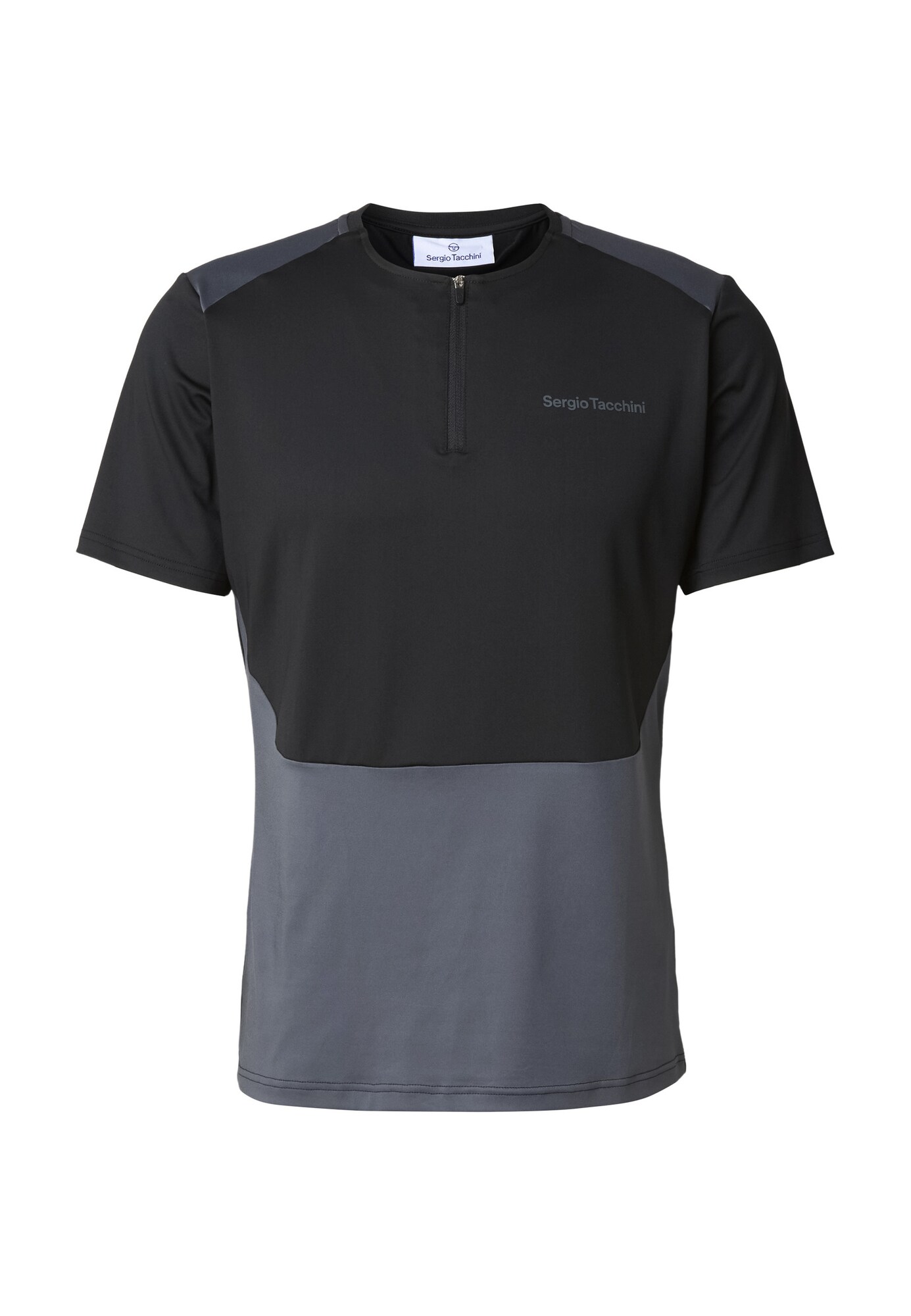 Sergio Tacchini Camiseta 'Arcata'  grafito / negro