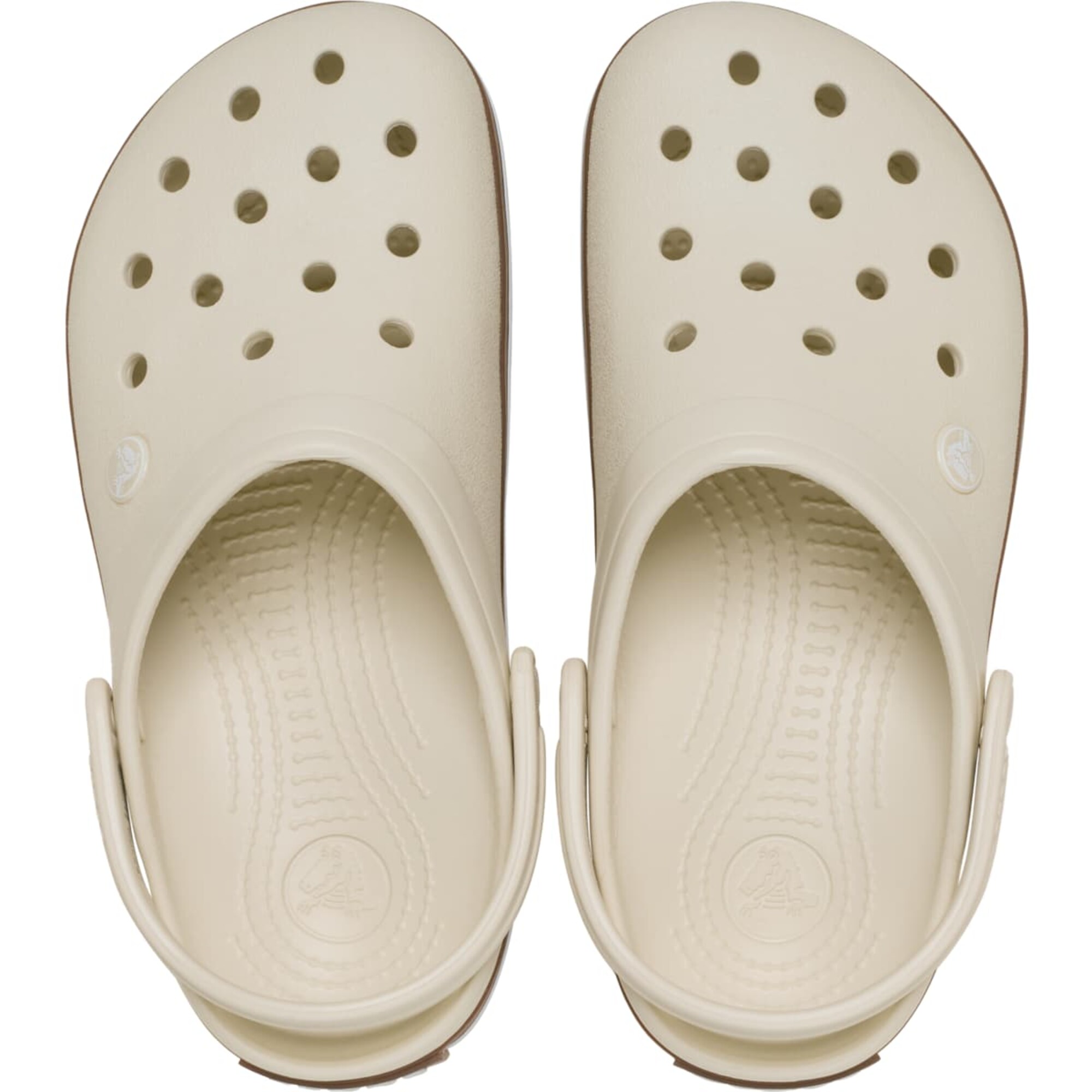 Crocs Šľapky  béžová / biela (obrázok 3)