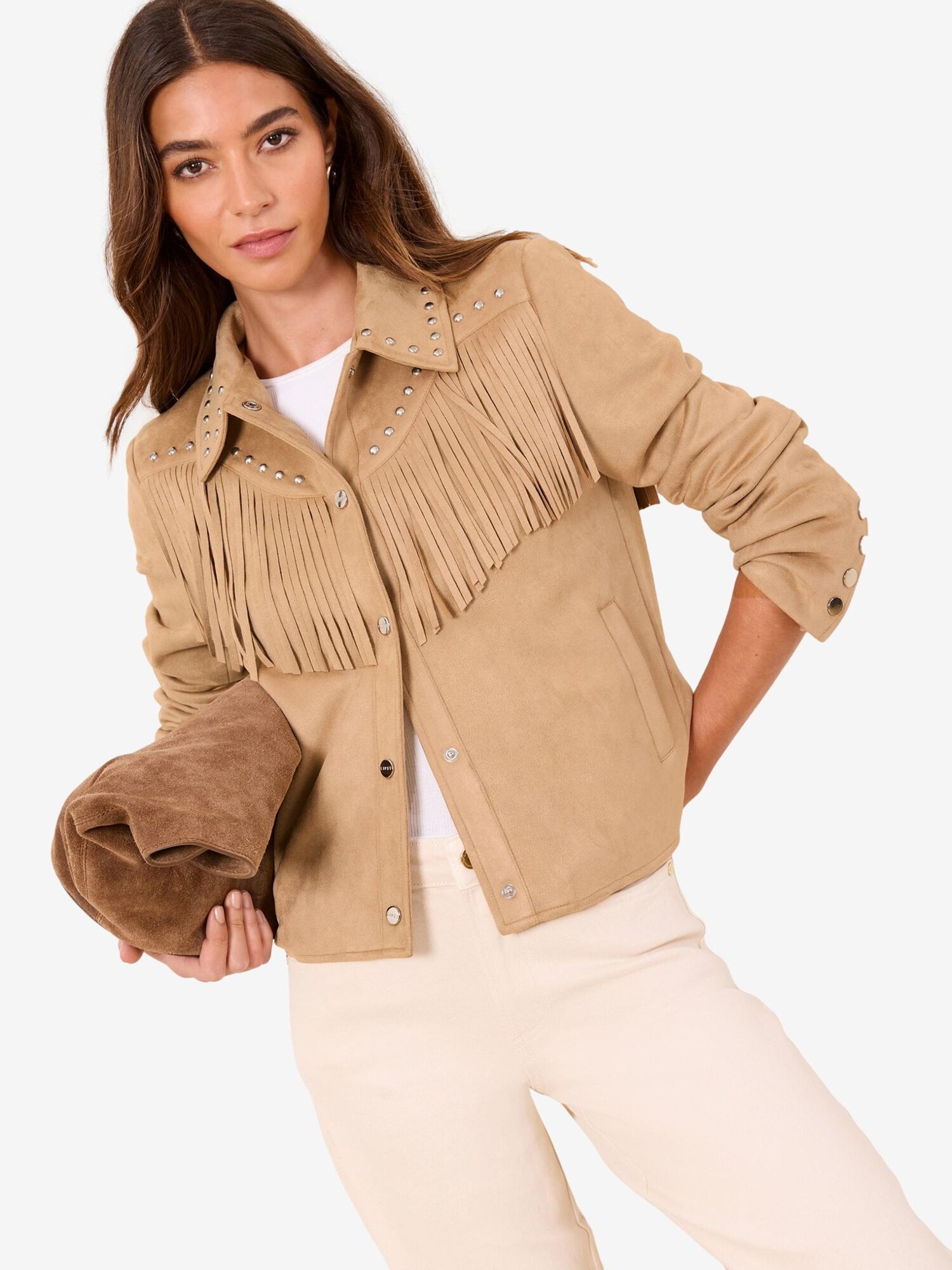 Lipsy Geacă de primăvară-toamnă  bej