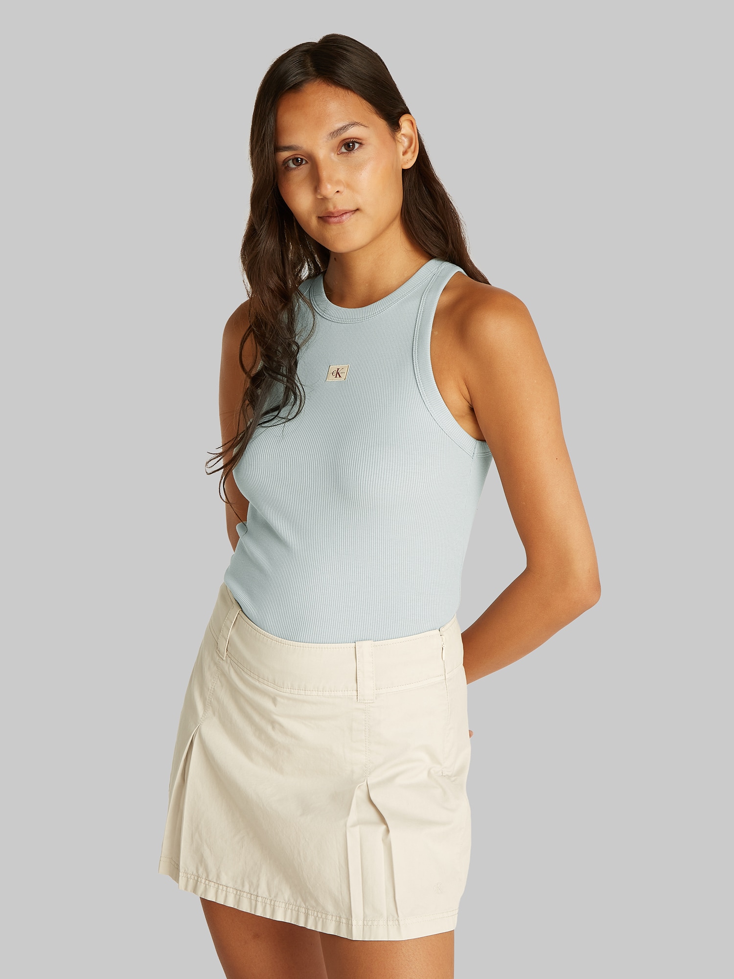 Calvin Klein Jeans Top  világoskék termék 2. képe