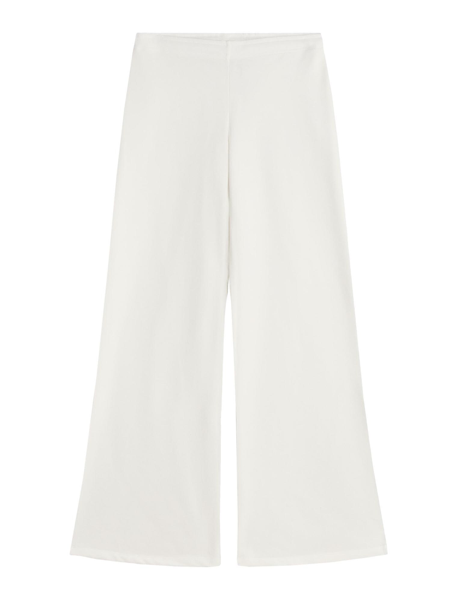 Bershka Pantaloni  alb murdar