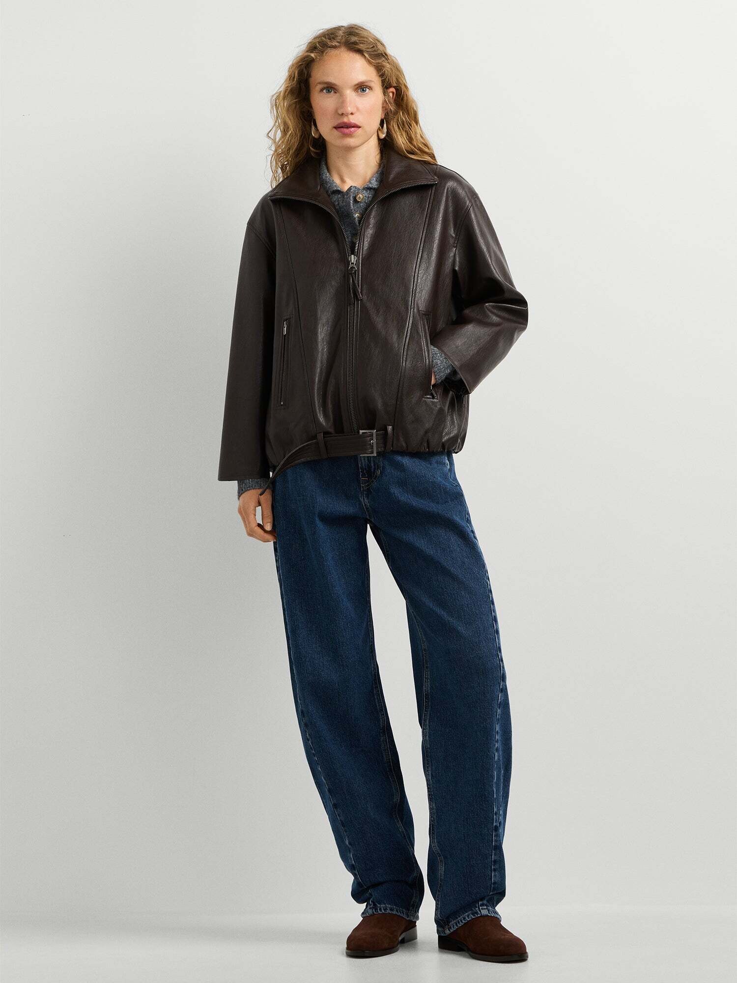 Pepe Jeans Chaqueta de entretiempo 'Lina' marrón oscuro – imagen 3